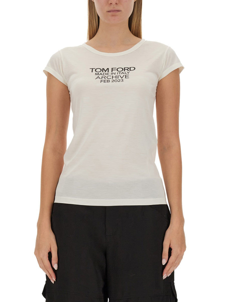 Tom Ford Women T-Shirt With Logo TOM FORD