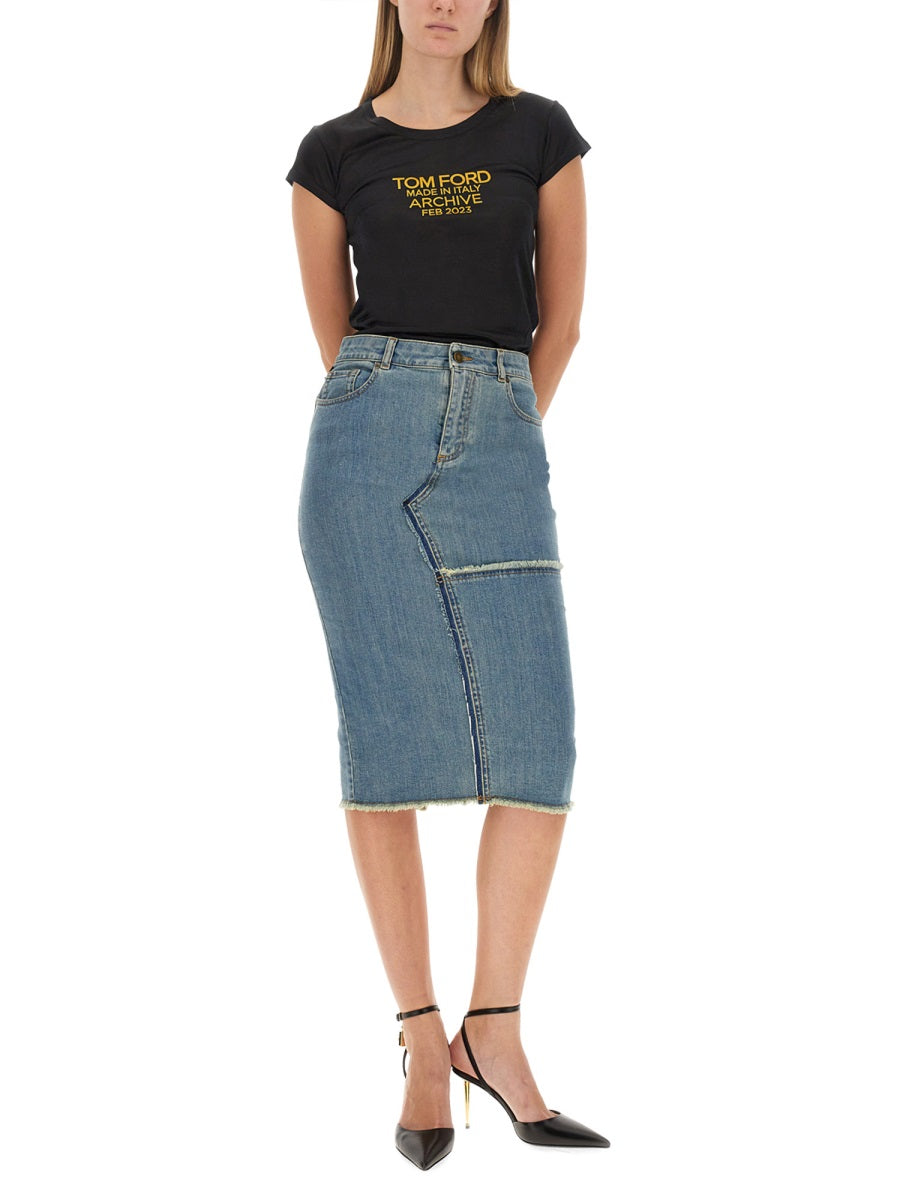 Tom Ford Women T-Shirt With Logo TOM FORD