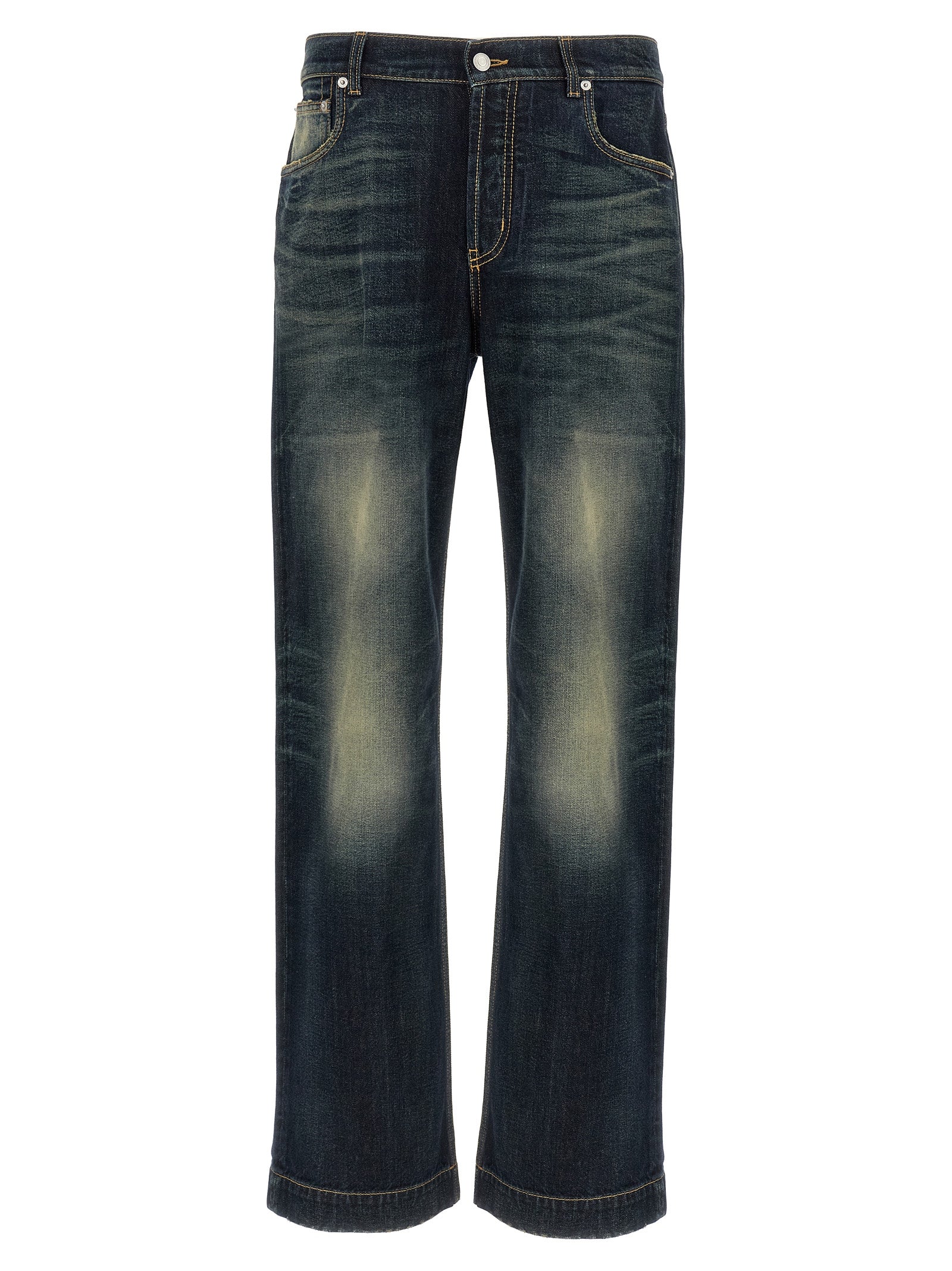Mcqueen Men Wide Leg Jeans ALEXANDER MCQUEEN
