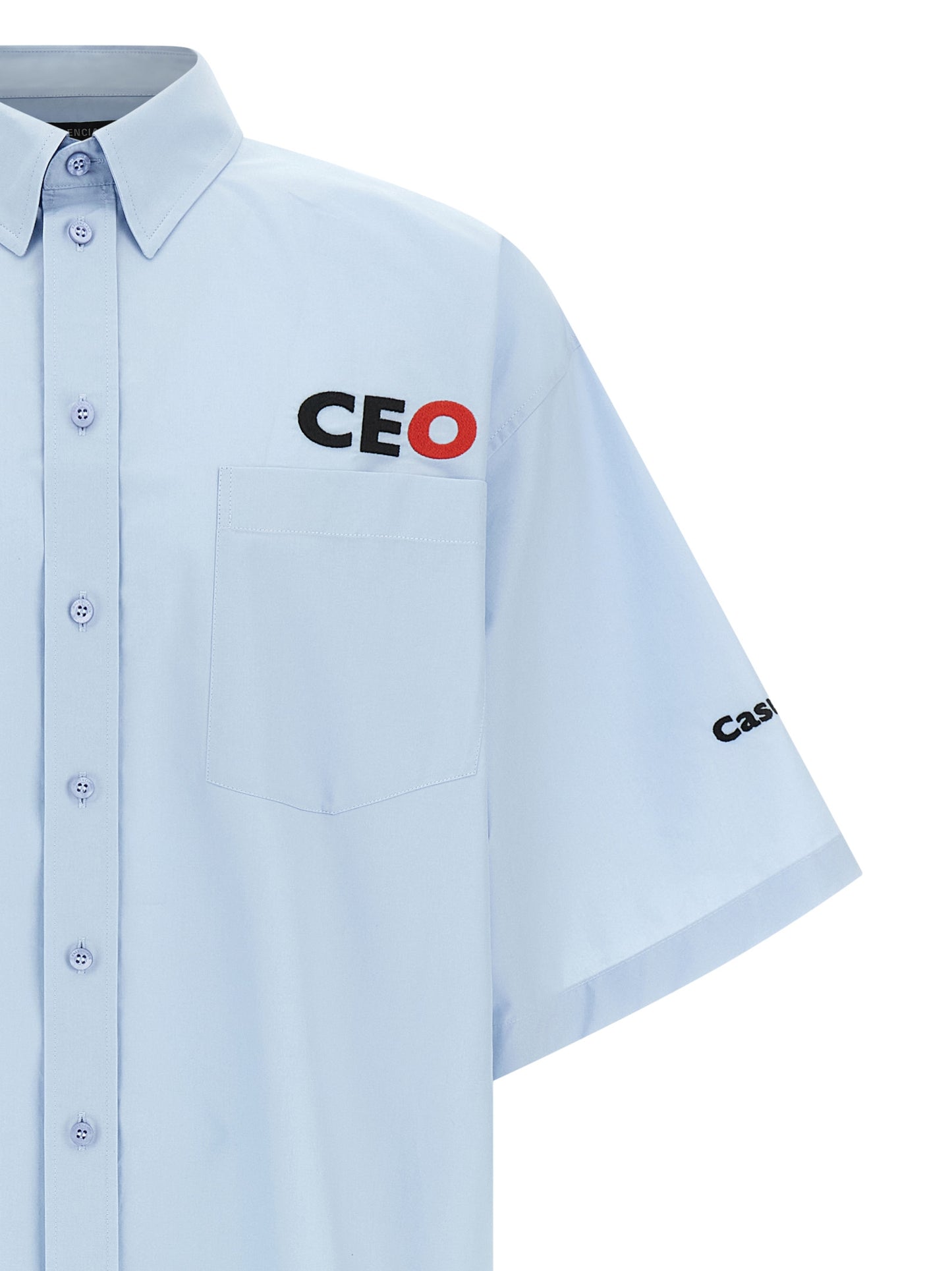 Balenciaga Men 'Ceo Uniform Logo' Shirt BALENCIAGA