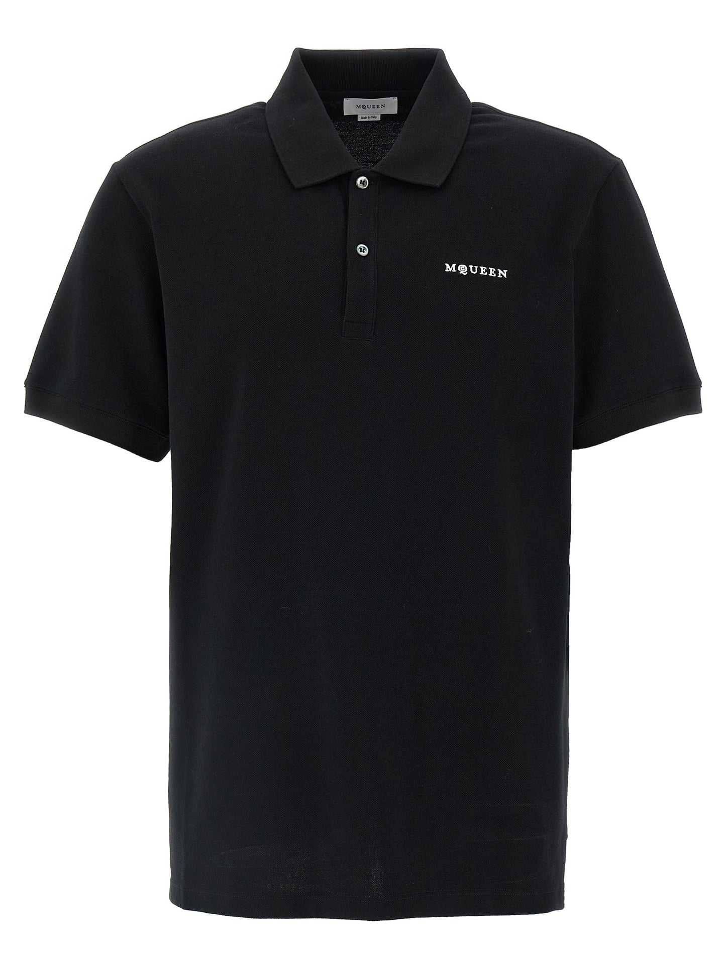 Mcqueen Men Logo Embroidery Polo Shirt ALEXANDER MCQUEEN