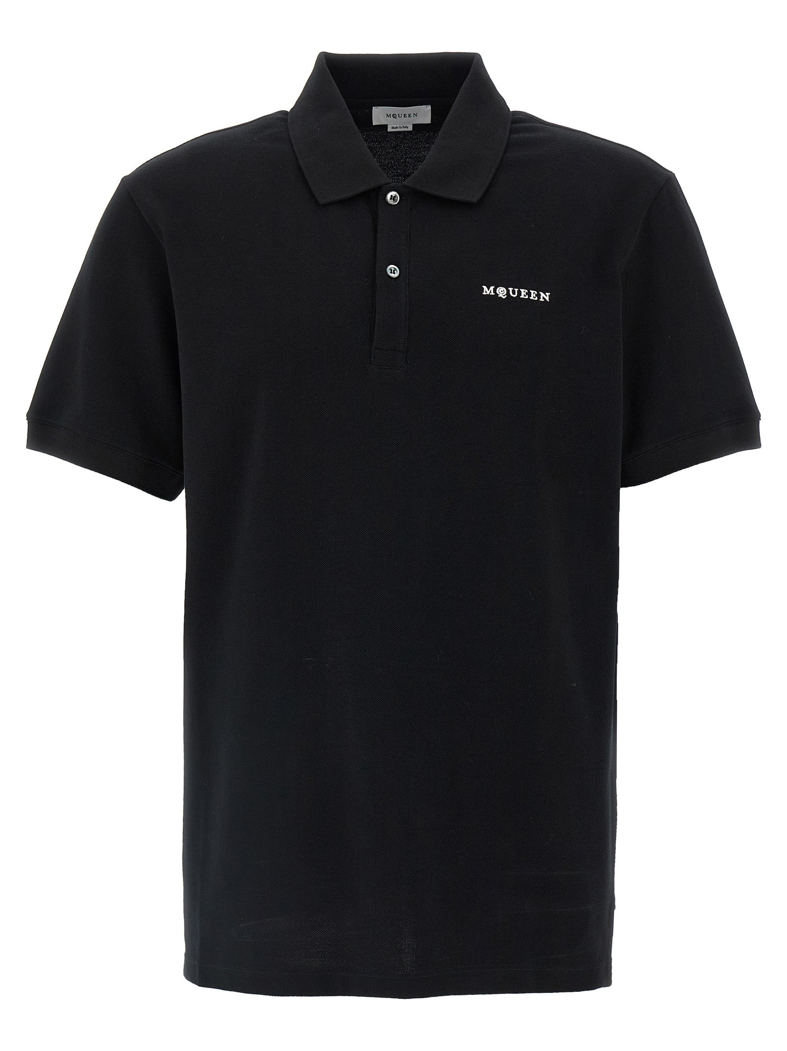 Mcqueen Men Logo Embroidery Polo Shirt ALEXANDER MCQUEEN