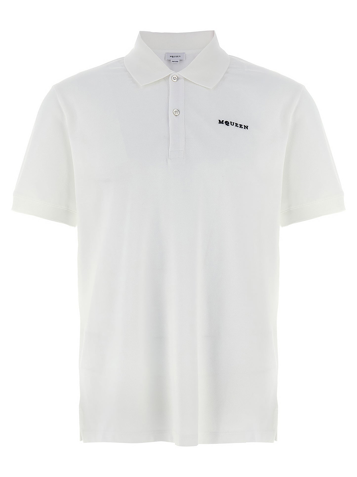 Mcqueen Men Logo Embroidery Polo Shirt ALEXANDER MCQUEEN