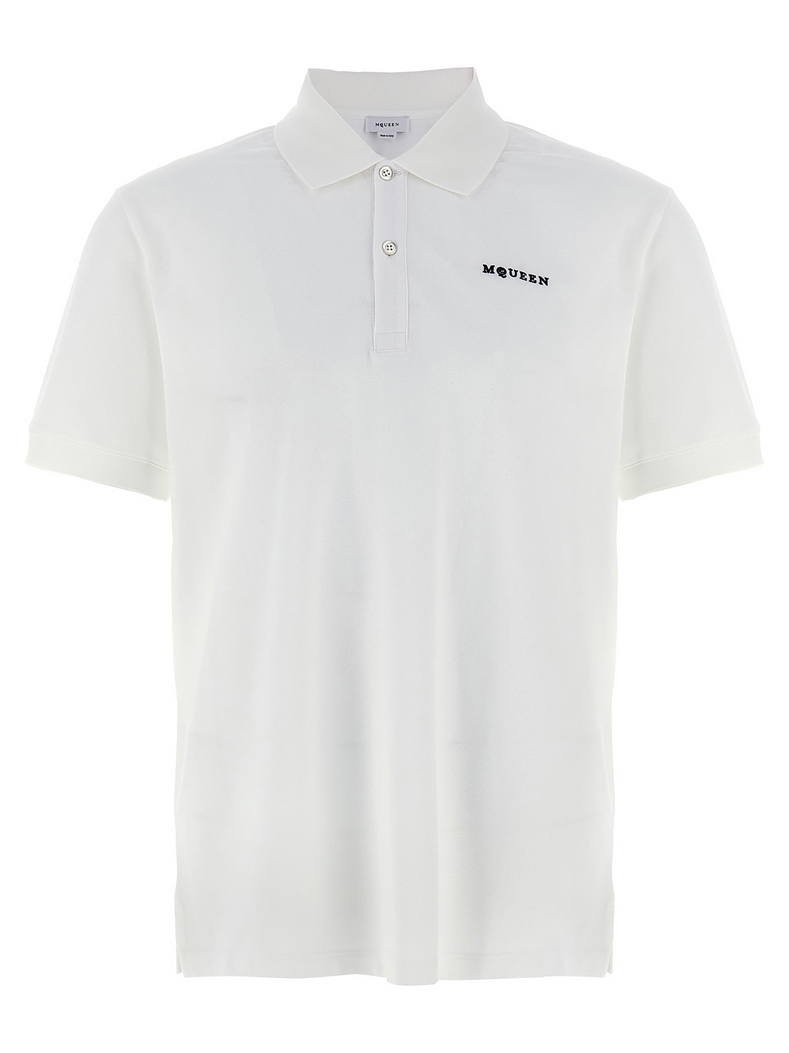 Mcqueen Men Logo Embroidery Polo Shirt ALEXANDER MCQUEEN