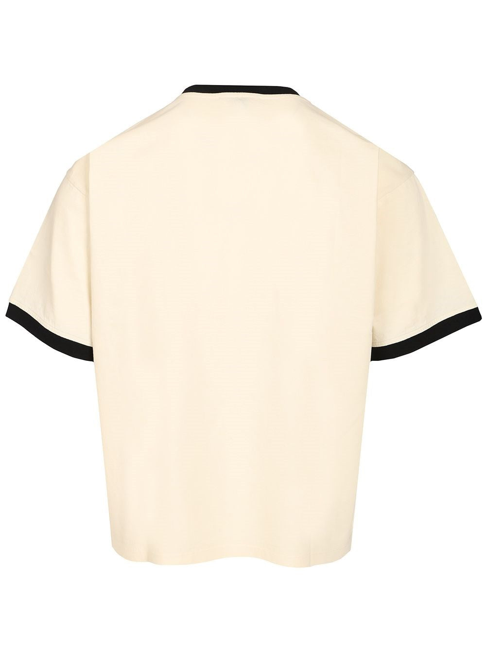 Versace Men Cotton Jersey T-Shirt With Print VERSACE