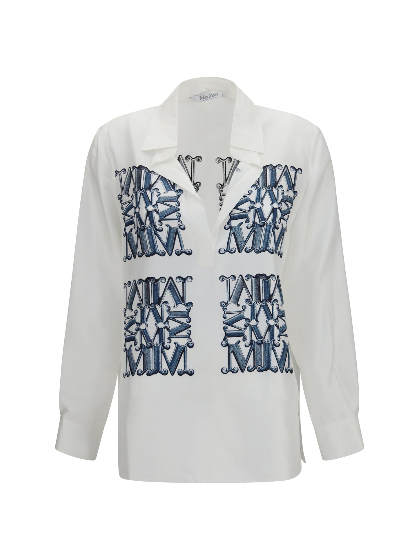 Max Mara Women Printed Silk Twill Shirt MAX MARA
