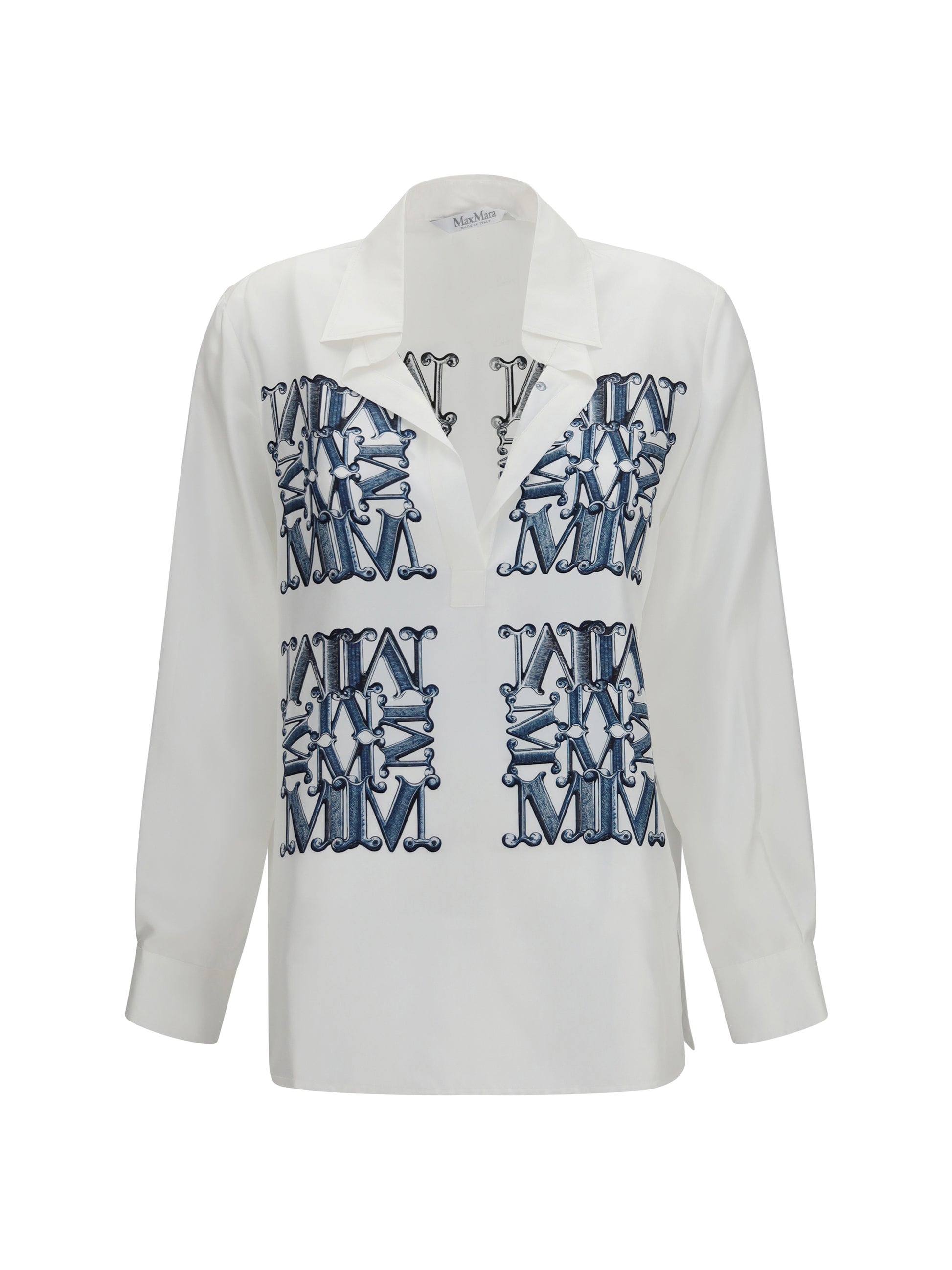Max Mara Women Printed Silk Twill Shirt MAX MARA