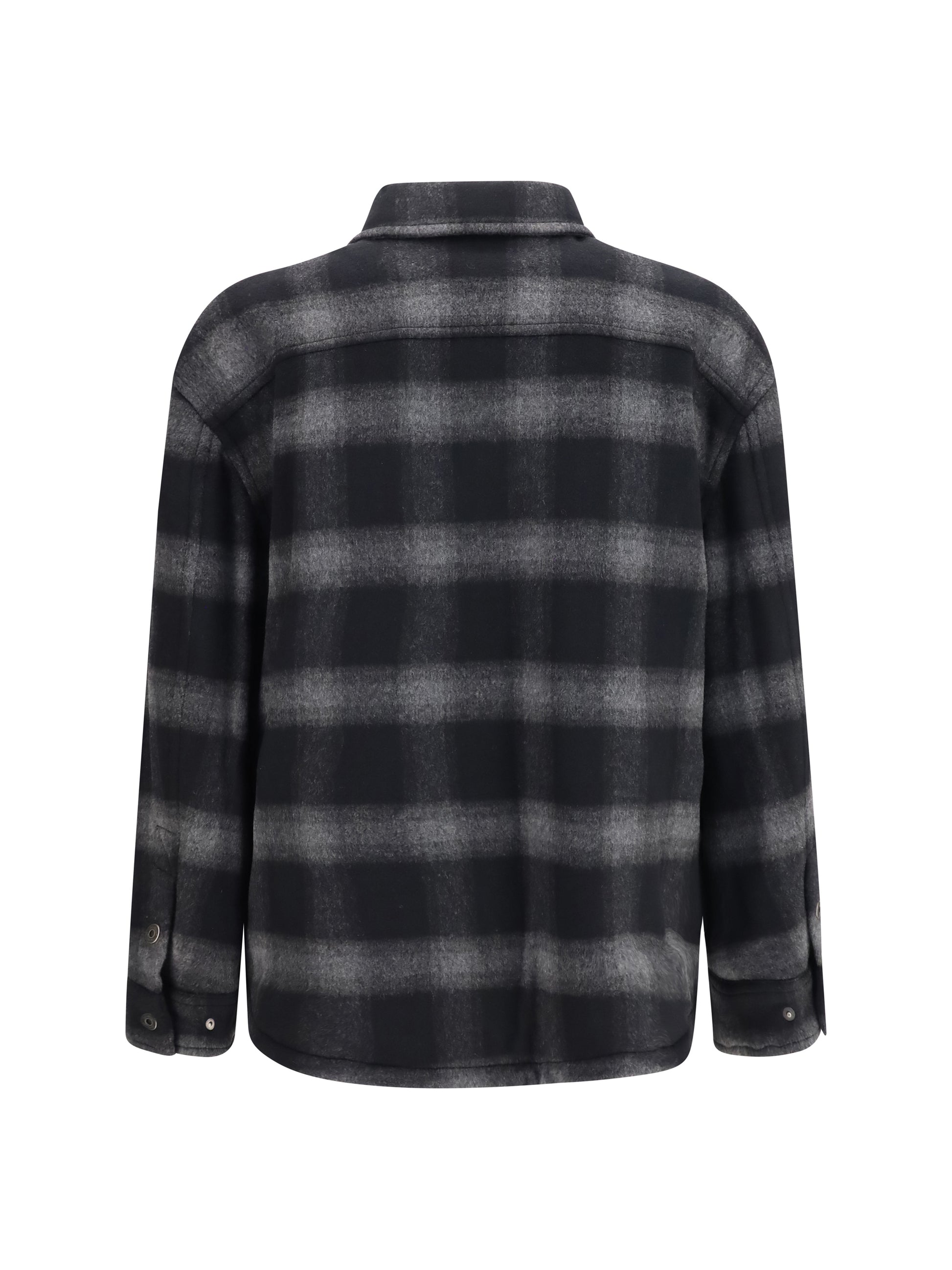Off-White Men Padded Flannel Jacket OFF-WHITE