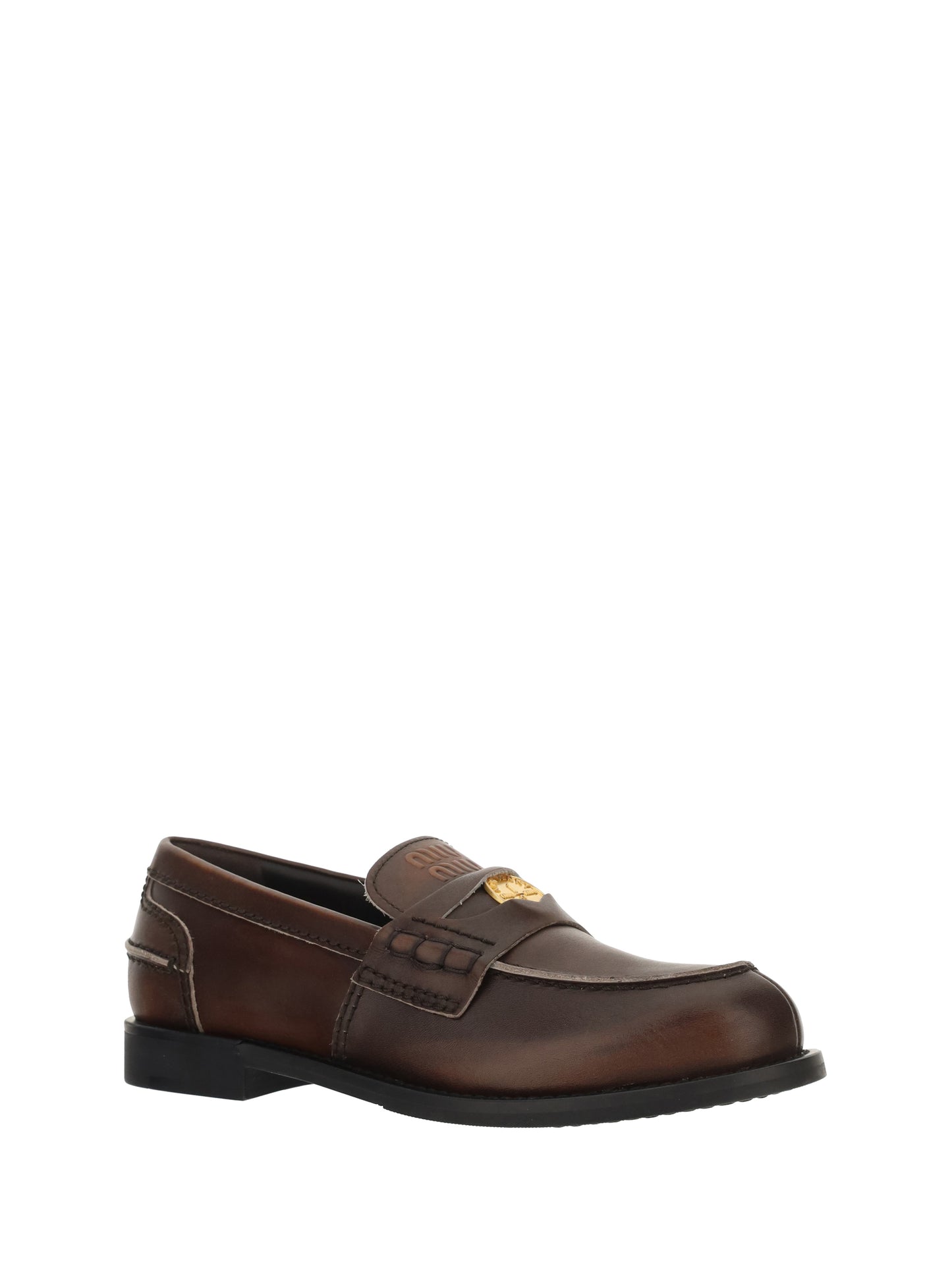Miu Miu Women Leather Loafers MIU MIU