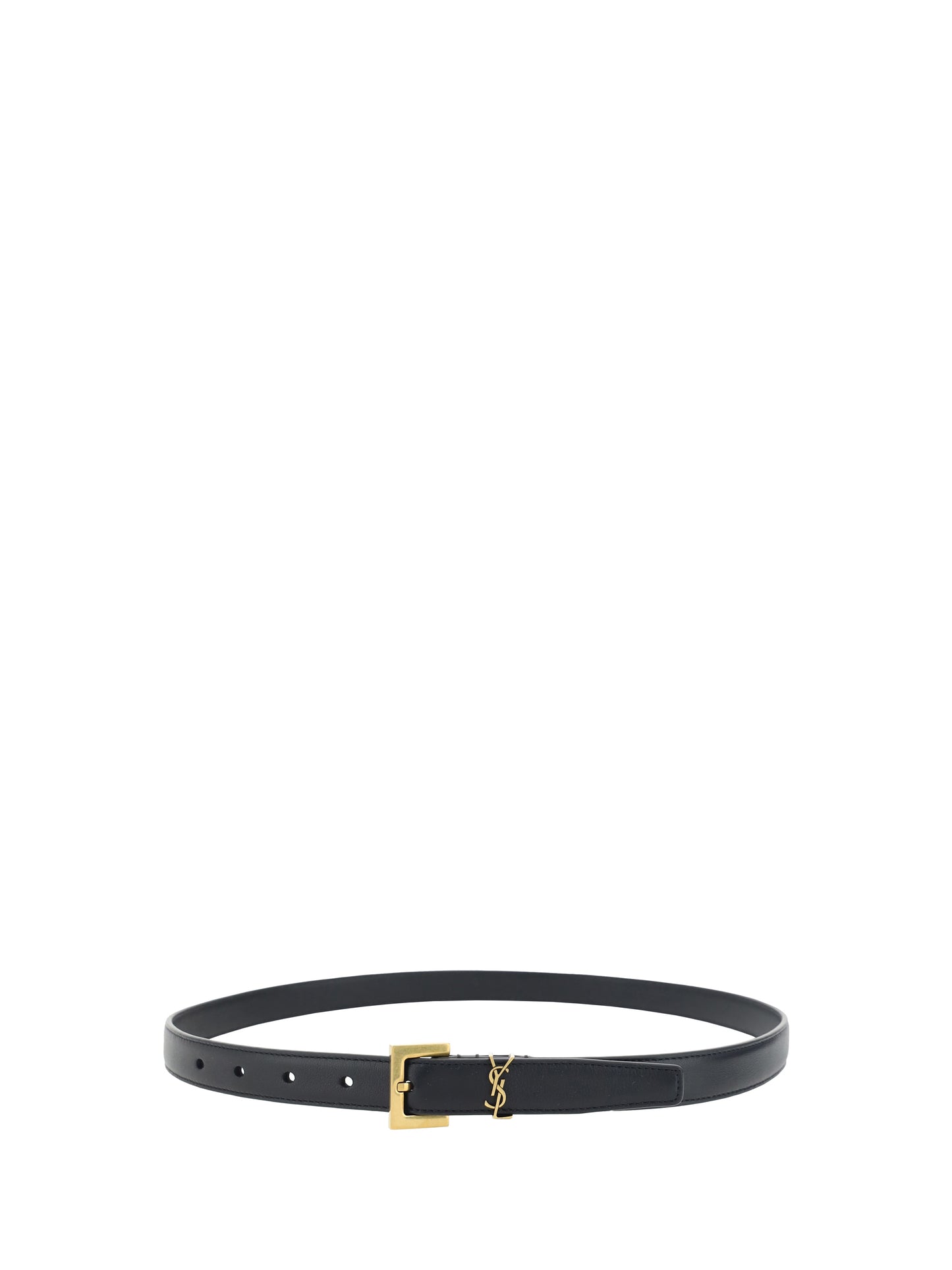 Saint Laurent Women Cassandre Slim Belt SAINT LAURENT