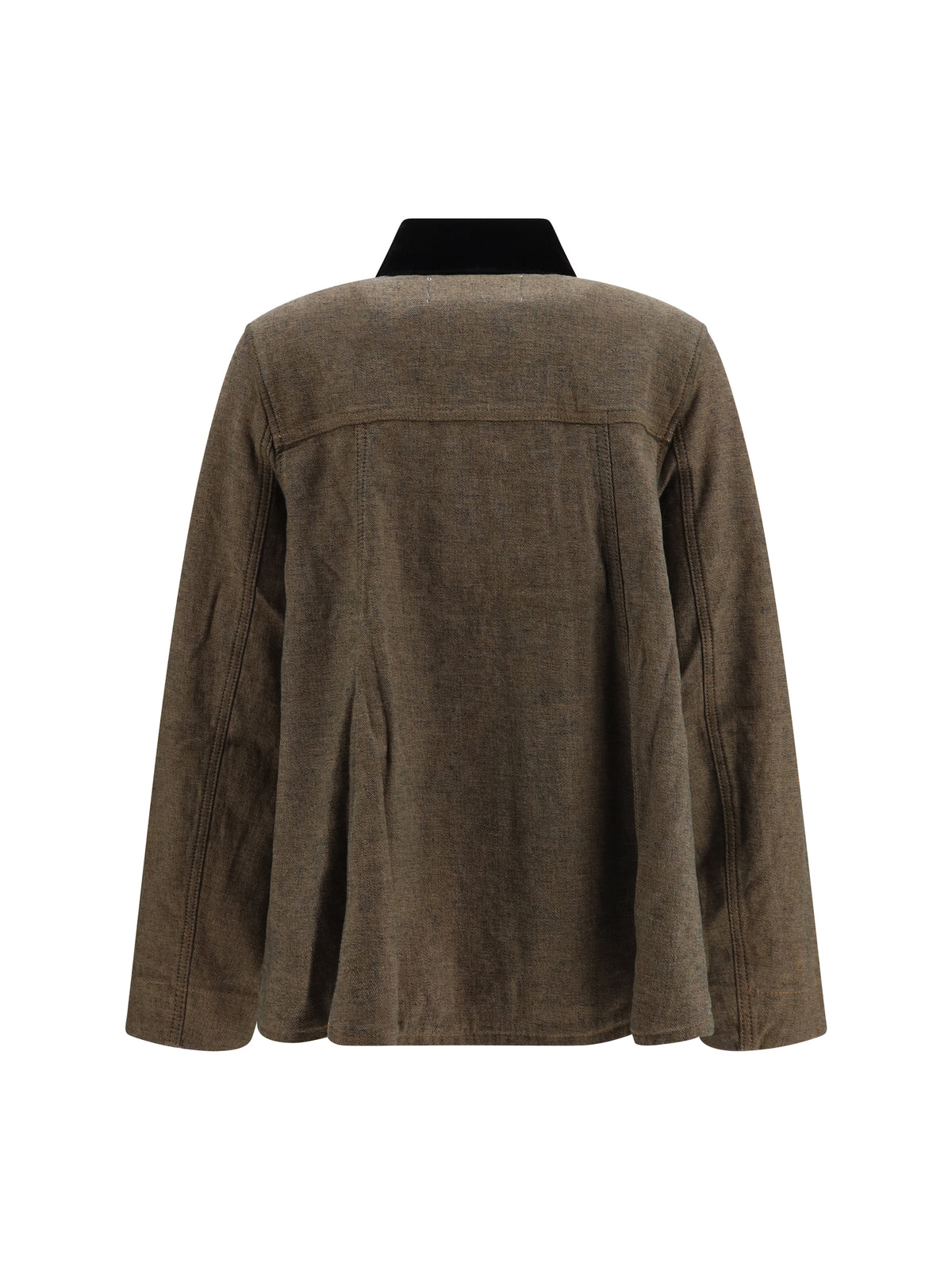 Ganni Women Neppy Denim Overshirt GANNI
