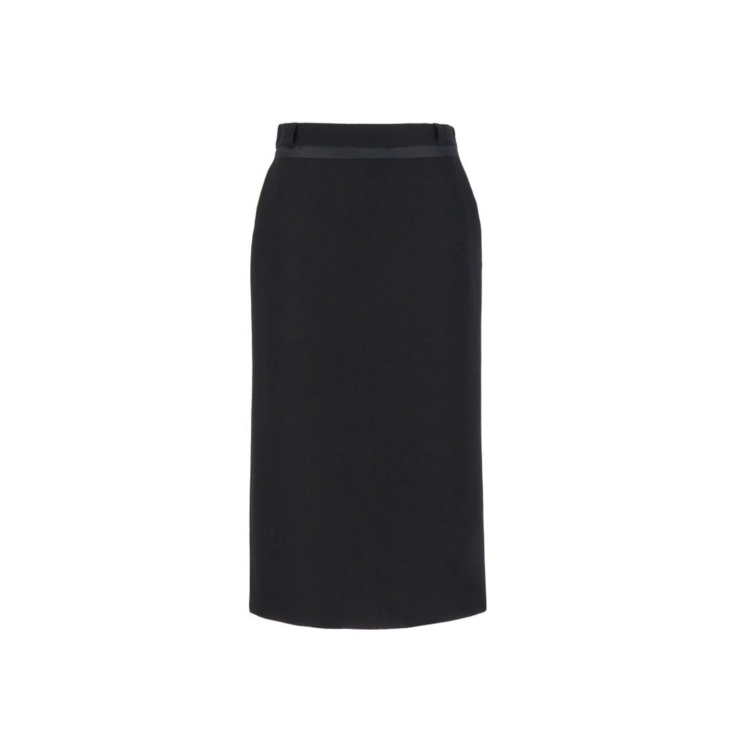 Fendi Virgin Wool Grain De Poud Skirt Women FENDI