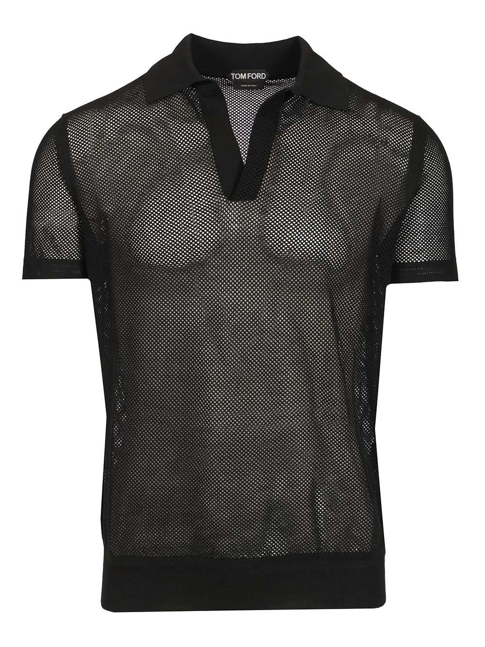 Tom Ford Men Knitted Polo Shirt TOM FORD