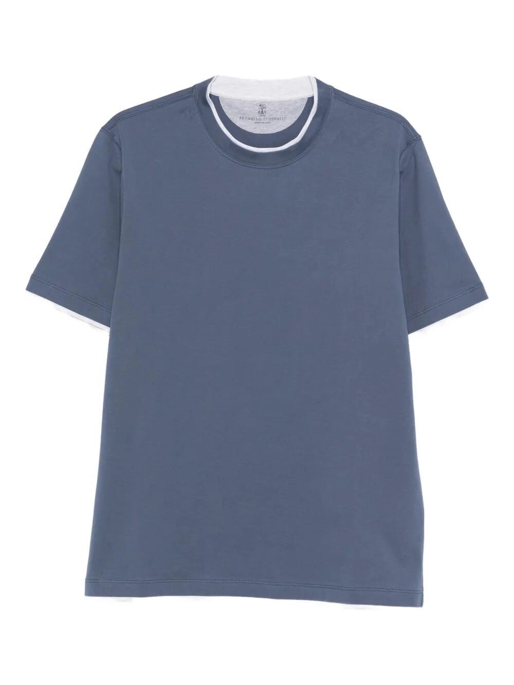 Brunello Cucinelli Men T-Shirt With Faux-Layering BRUNELLO CUCINELLI