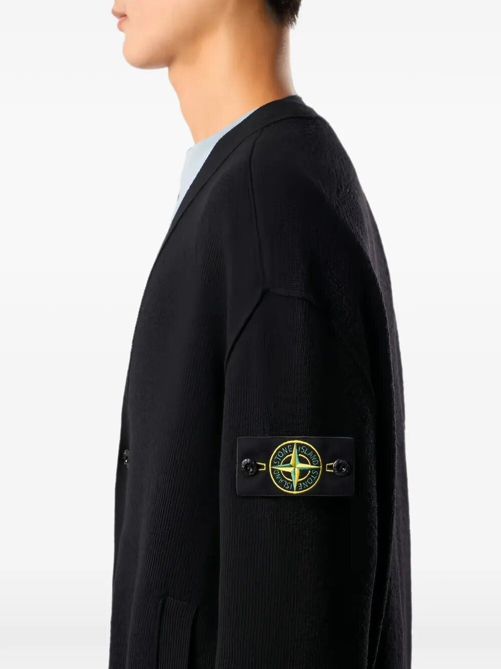 Stone Island Men V-Neck Cardigan STONE ISLAND