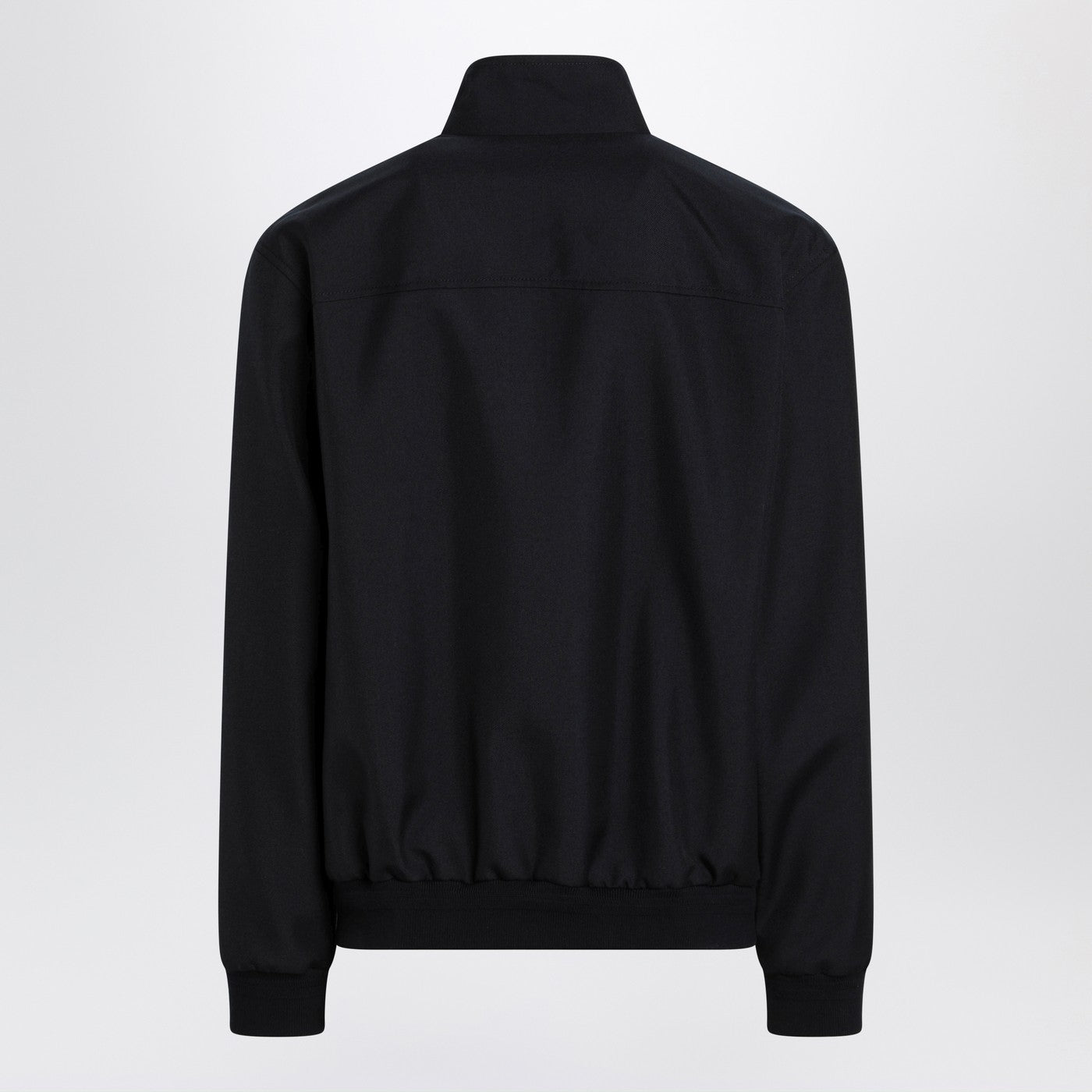 Gucci Blue Zip-Up Jacket In Wool-Blend Twill Men GUCCI