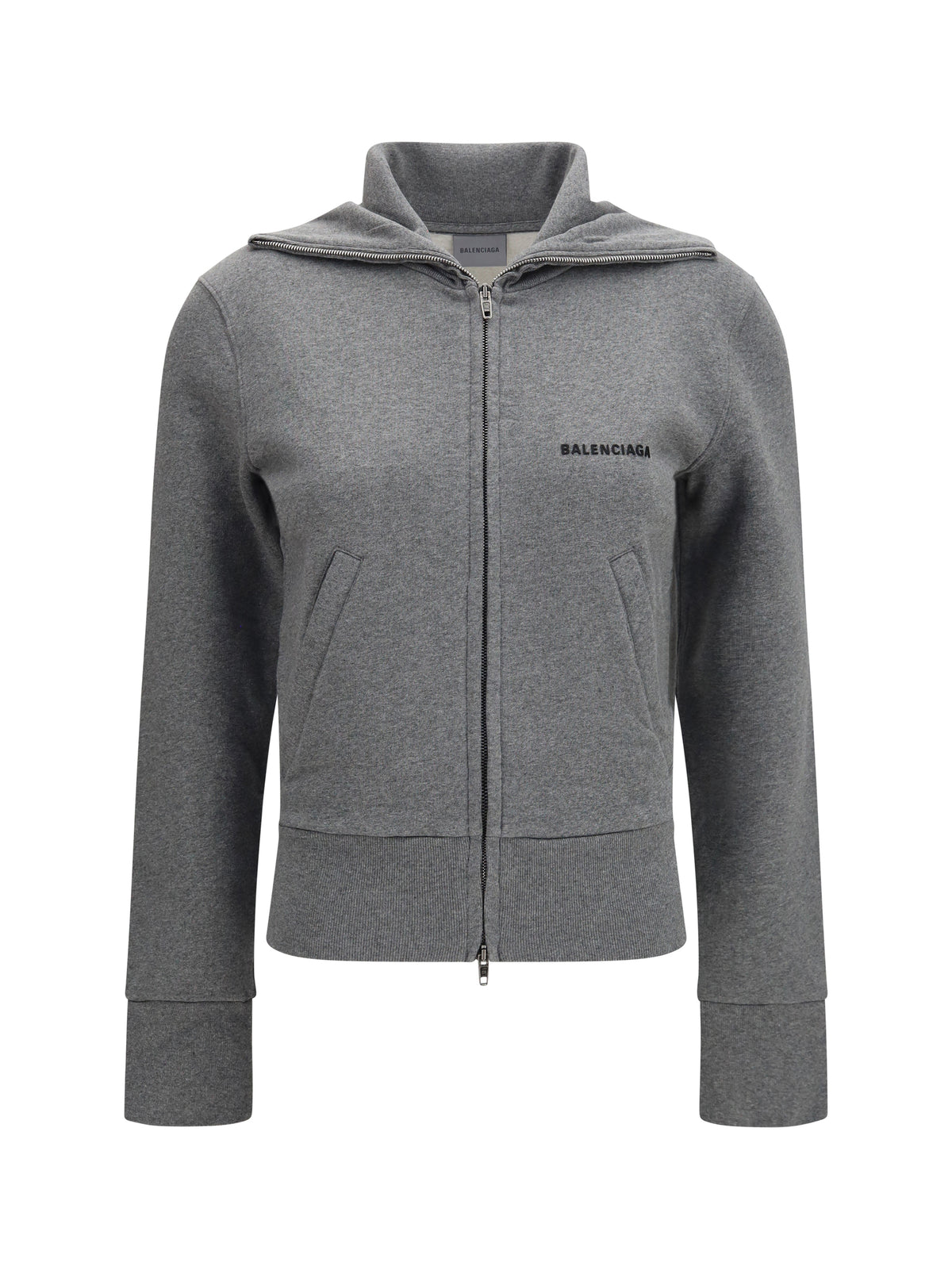 Balenciaga Women Fitted Zip-Up Hoodie BALENCIAGA