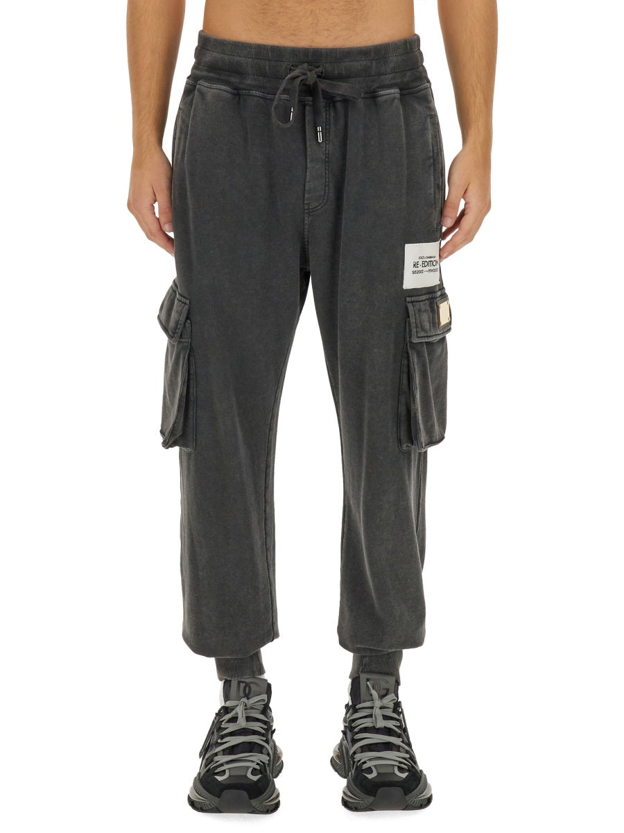 Dolce & Gabbana Men Jogging Pants With Logo DOLCE & GABBANA