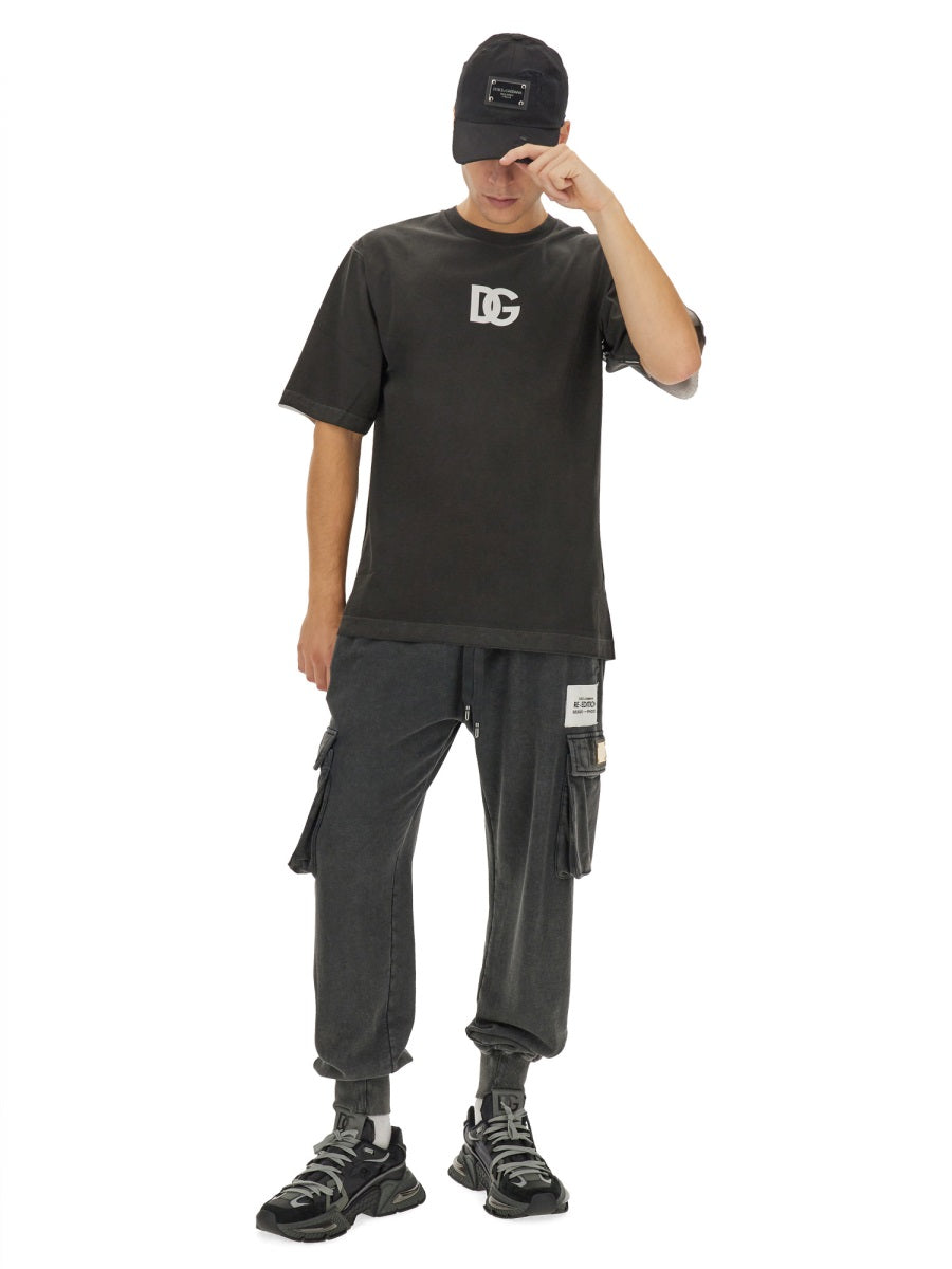 Dolce & Gabbana Men Jogging Pants With Logo DOLCE & GABBANA