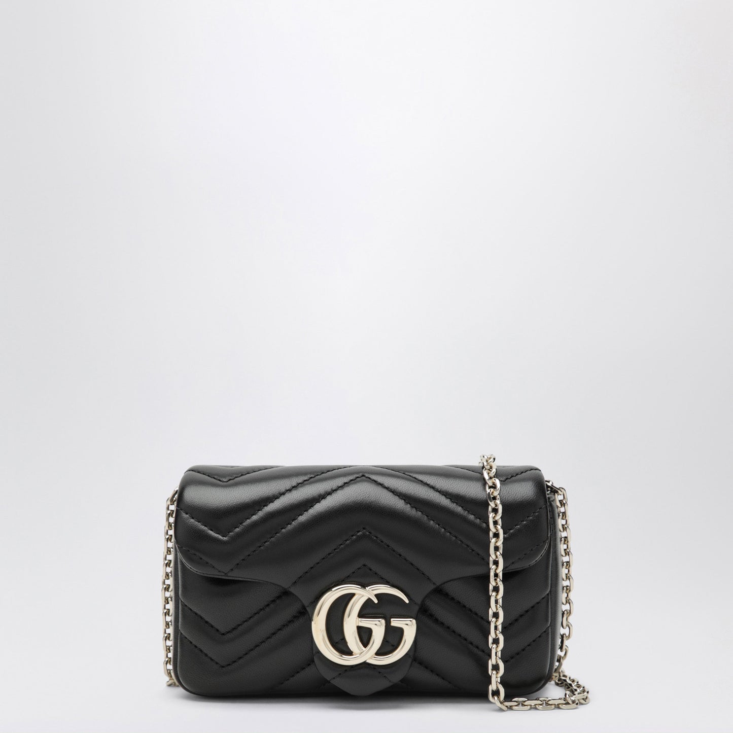 Gucci Black Gg Marmont Mini Shoulder Bag Women GUCCI