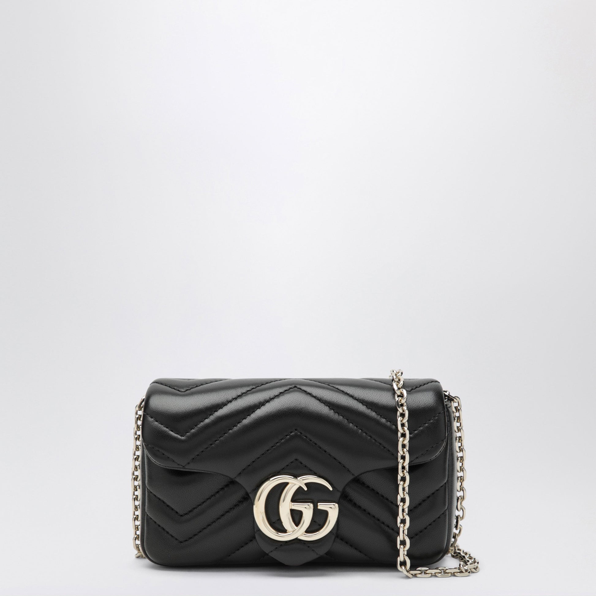 Gucci Black Gg Marmont Mini Shoulder Bag Women GUCCI