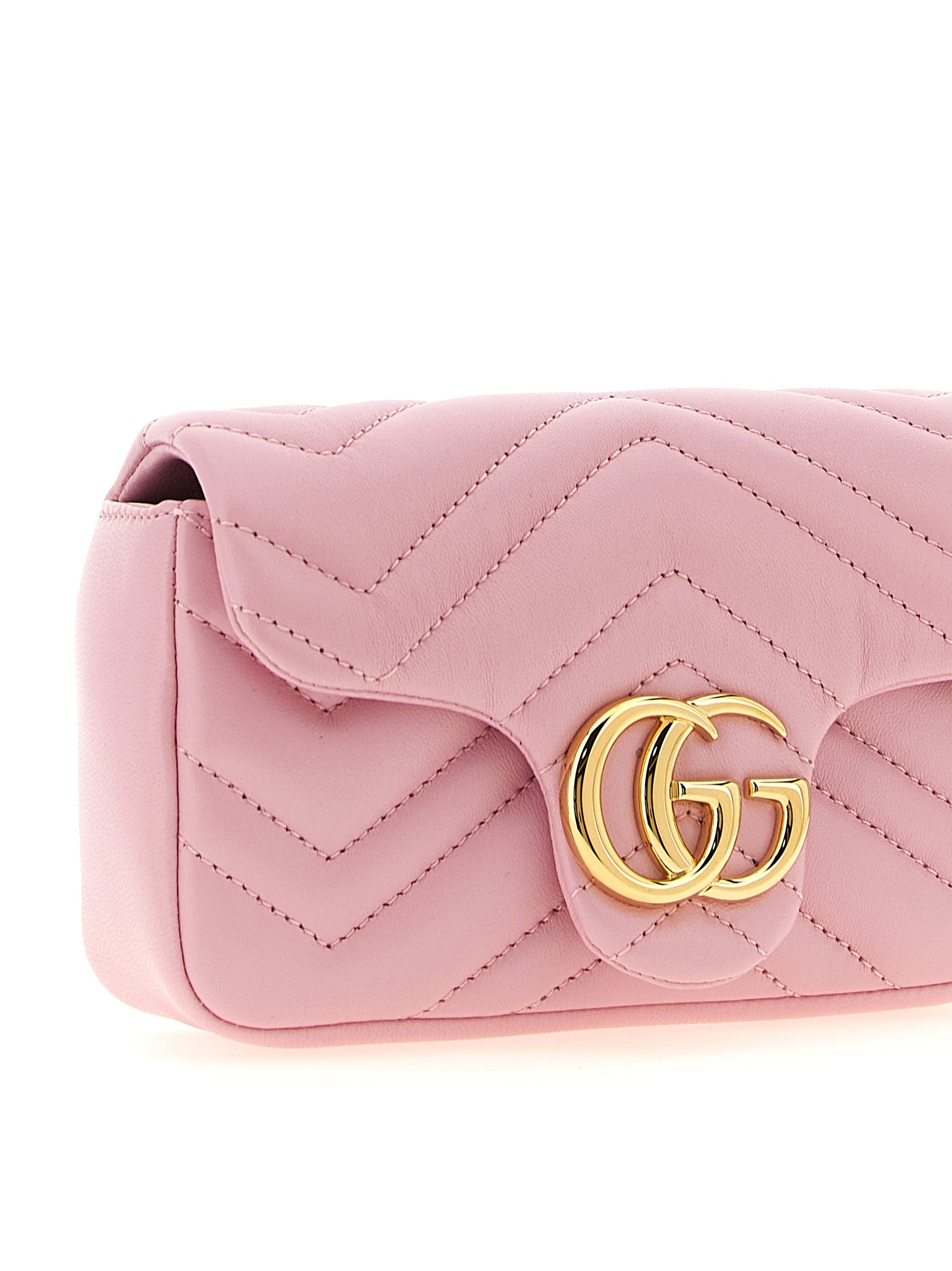 Gucci Women 'Gg Marmont' Chevron Crossbody Bag GUCCI