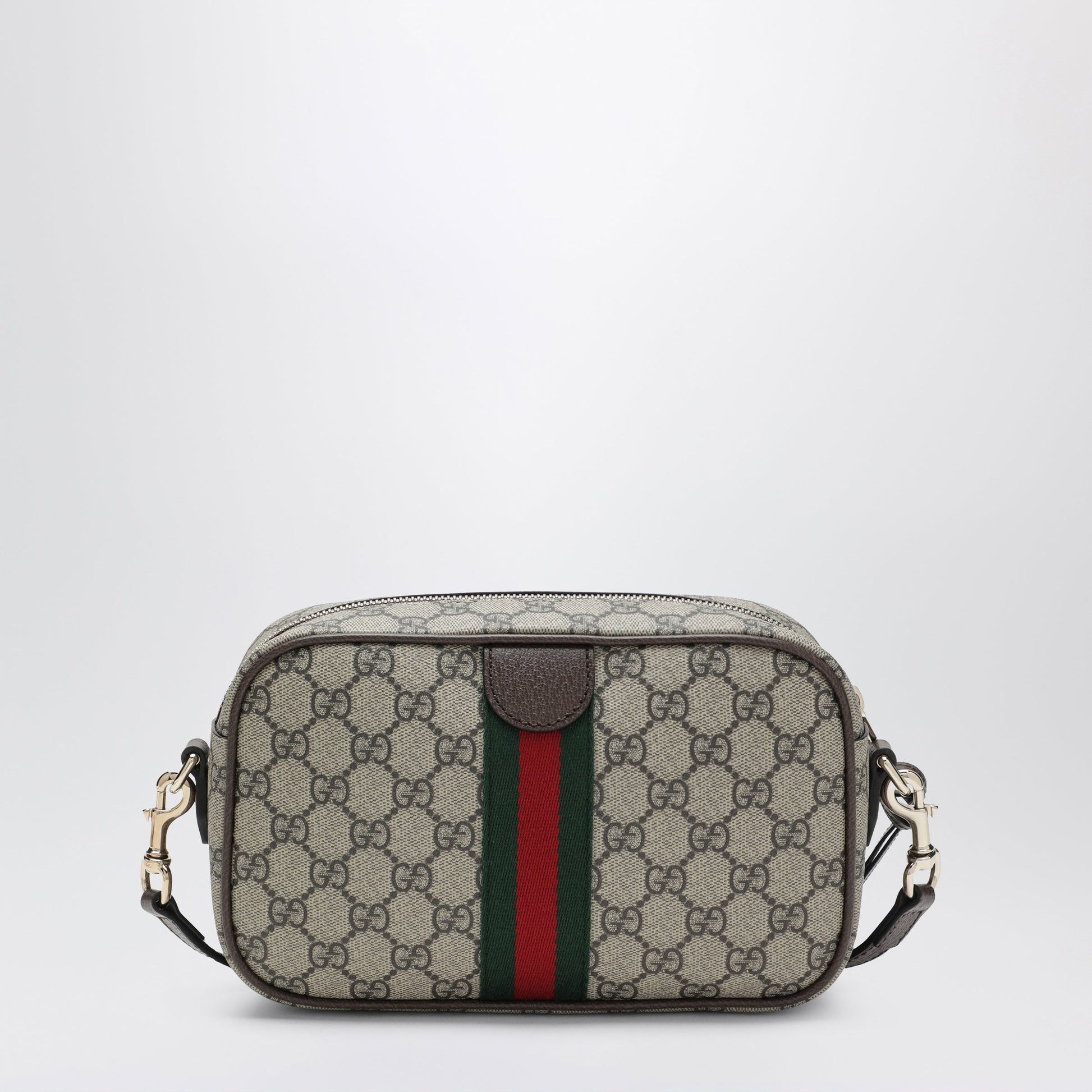 Gucci Small Ophidia Camera Bag In Beige Gg Canvas Women GUCCI