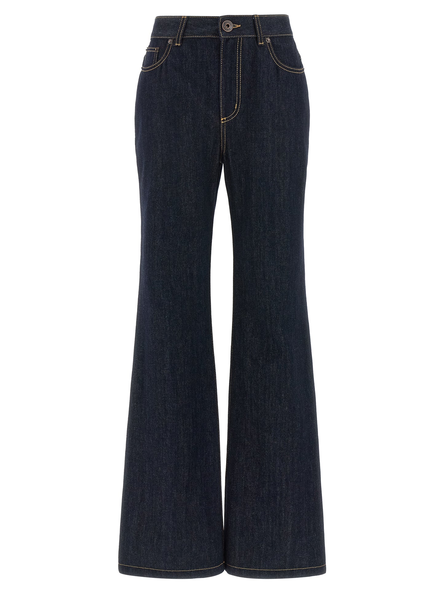 Mcqueen Women Straight Leg Jeans ALEXANDER MCQUEEN