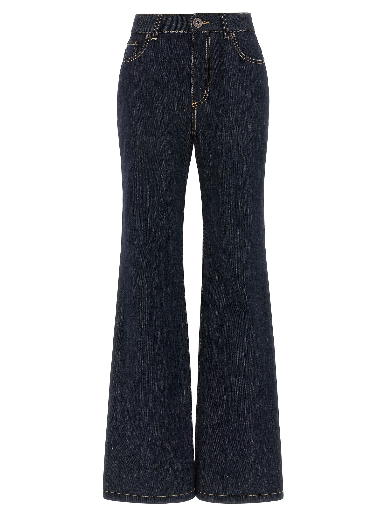Mcqueen Women Straight Leg Jeans ALEXANDER MCQUEEN