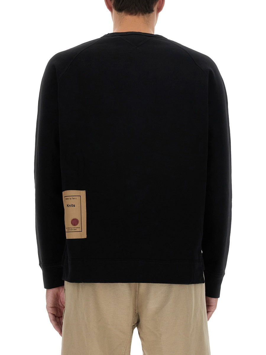 Ten C Men Sweatshirt With Logo TEN C