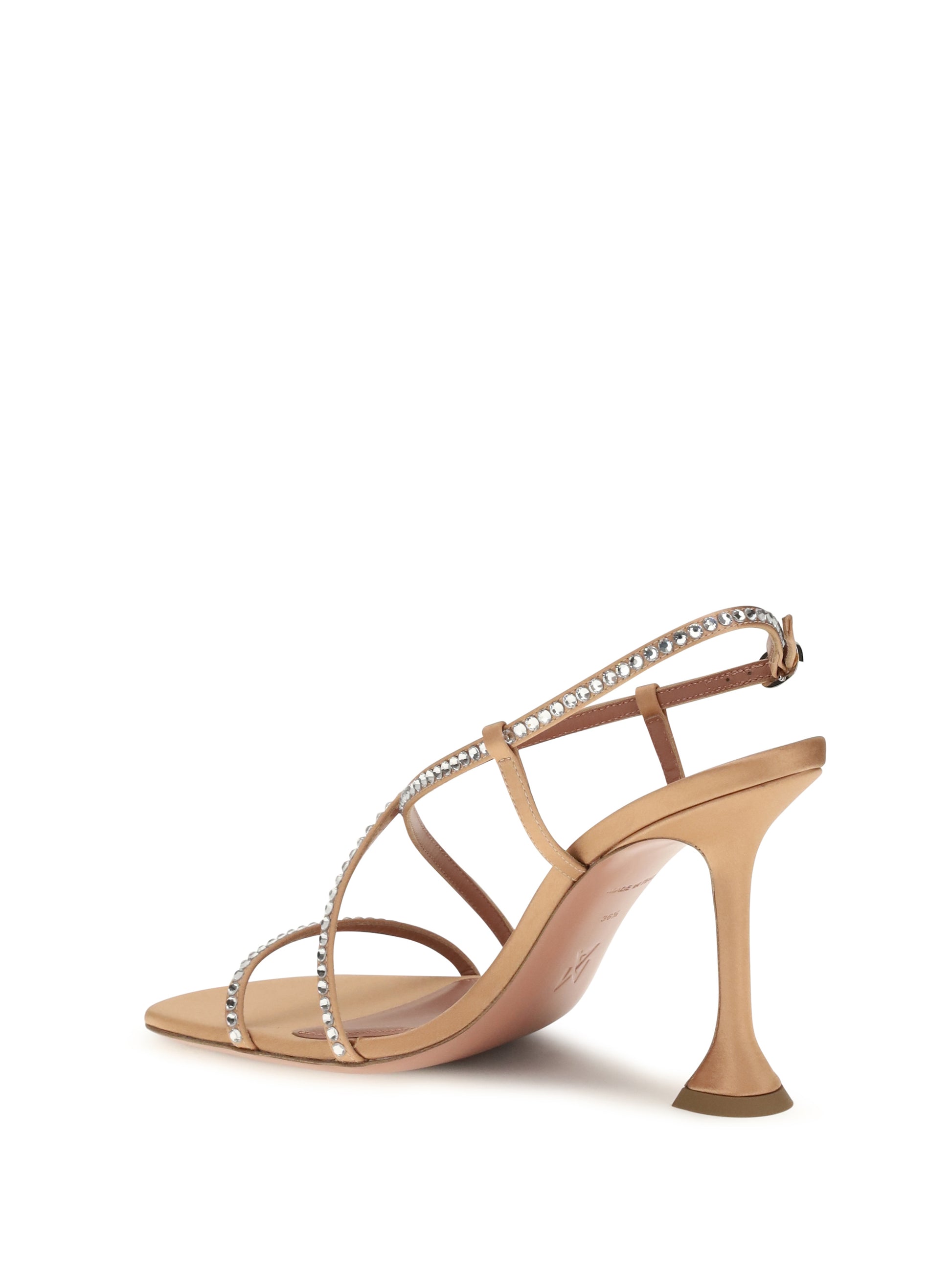 Amina Muaddi Women Sally Crystal Sandals AMINA MUADDI