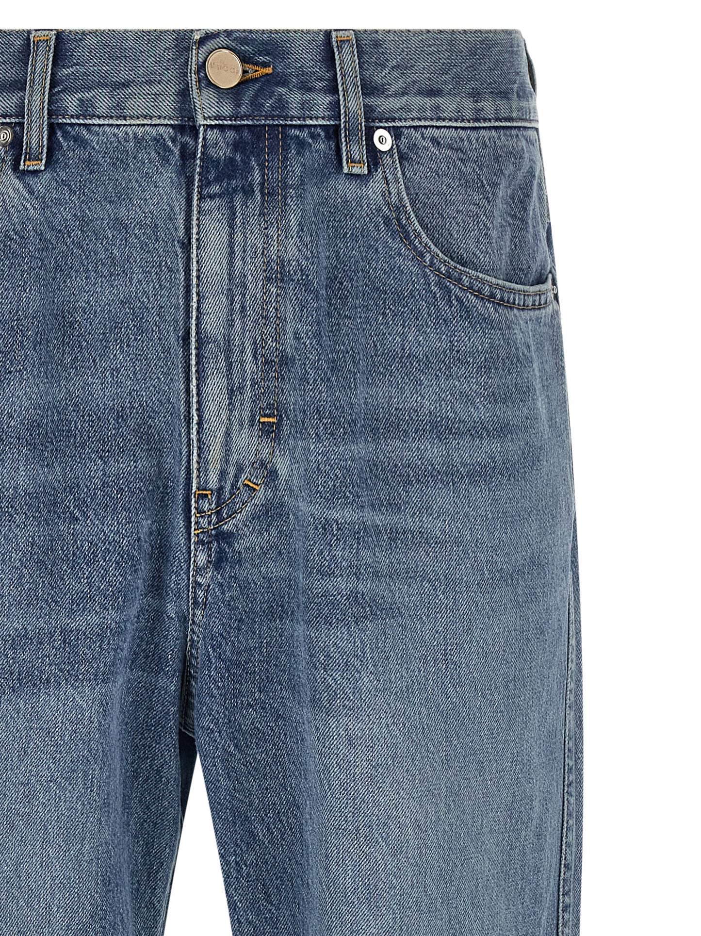 Gucci Men Délavé Effect Denim Jeans GUCCI