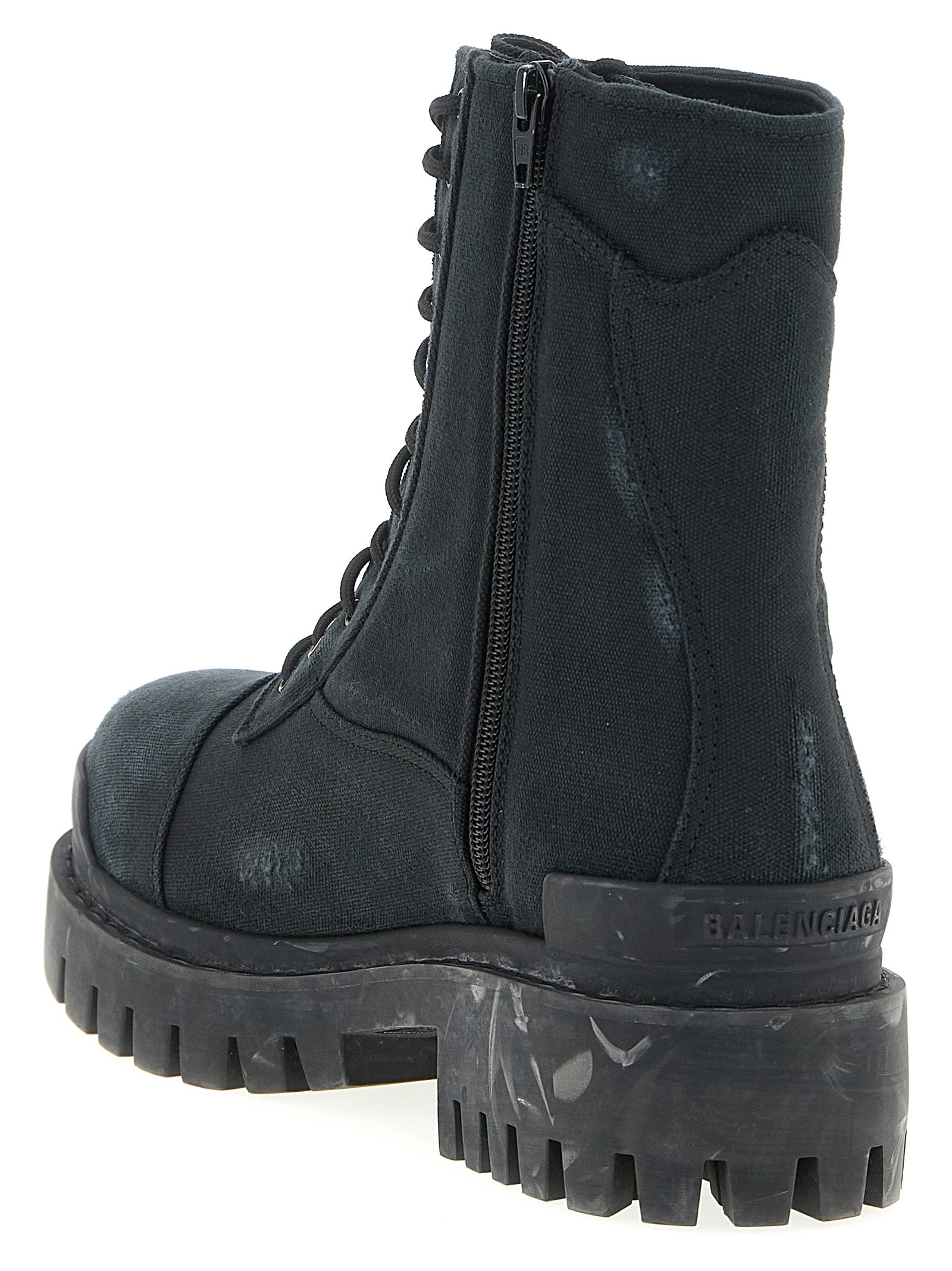 Balenciaga Men 'Combat Strike' Boots BALENCIAGA