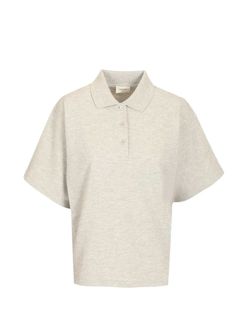 Saint Laurent Women Oversized Polo Shirt SAINT LAURENT