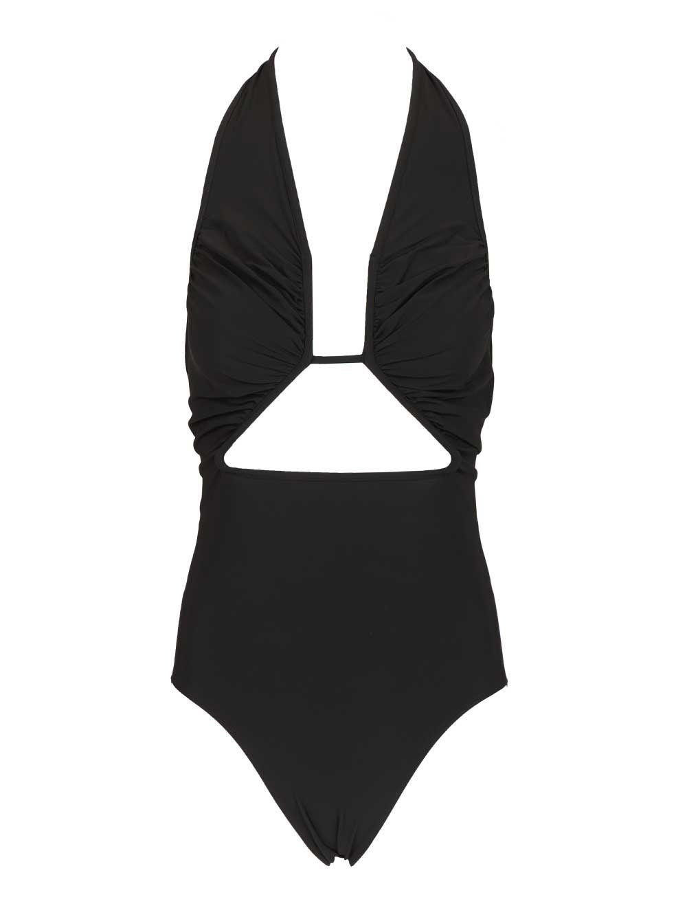 Rick Owens Women Halter Prong One-Piece Swimsuit RICK OWENS