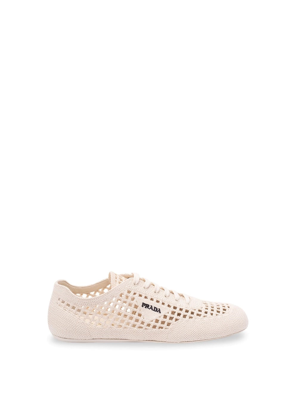 Prada Women Cotton Crochet Sneakers PRADA