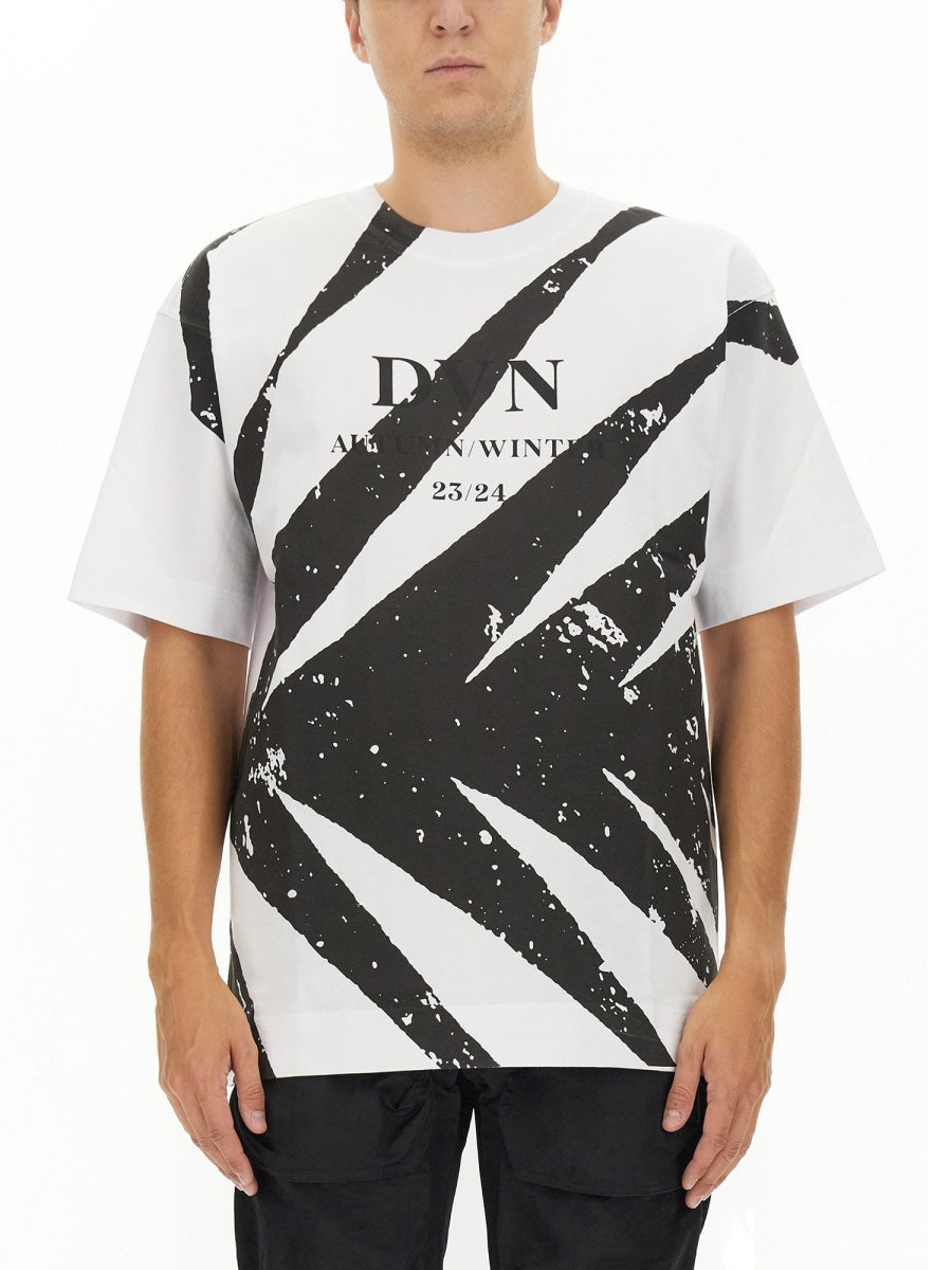Dries Van Noten Men Logo Print T-Shirt DRIES VAN NOTEN