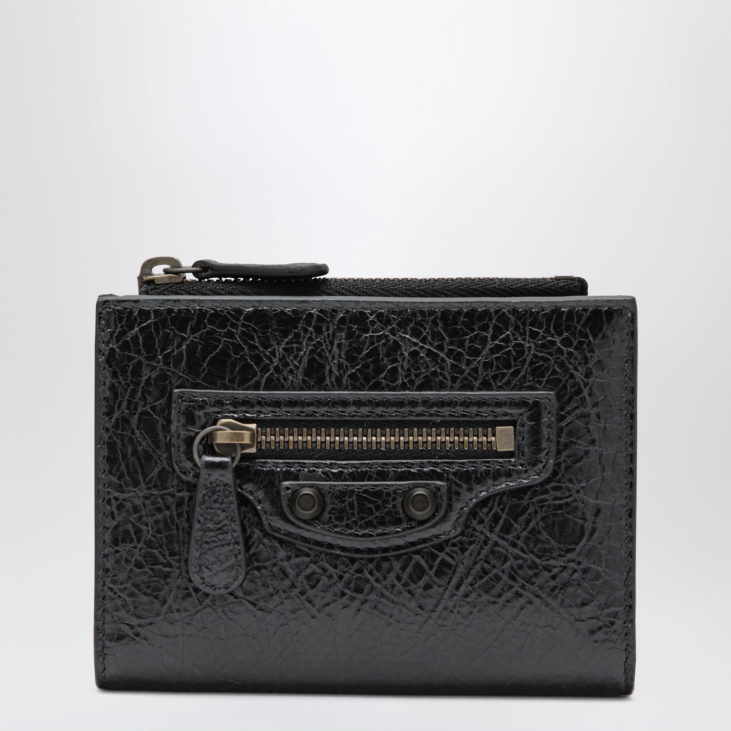Balenciaga Le City Bi-Fold Lambskin Wallet In Black Women BALENCIAGA