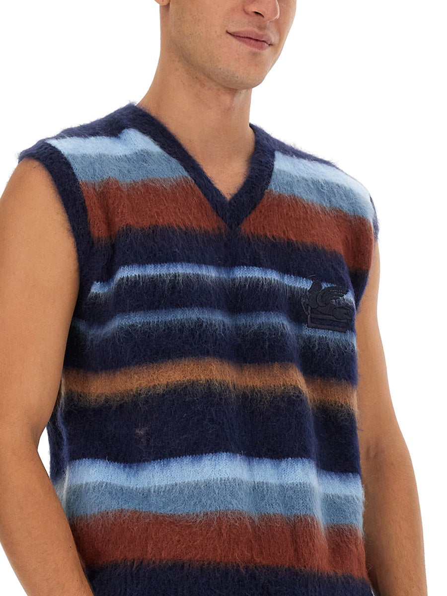 Etro Men Vest With Stripe Pattern ETRO