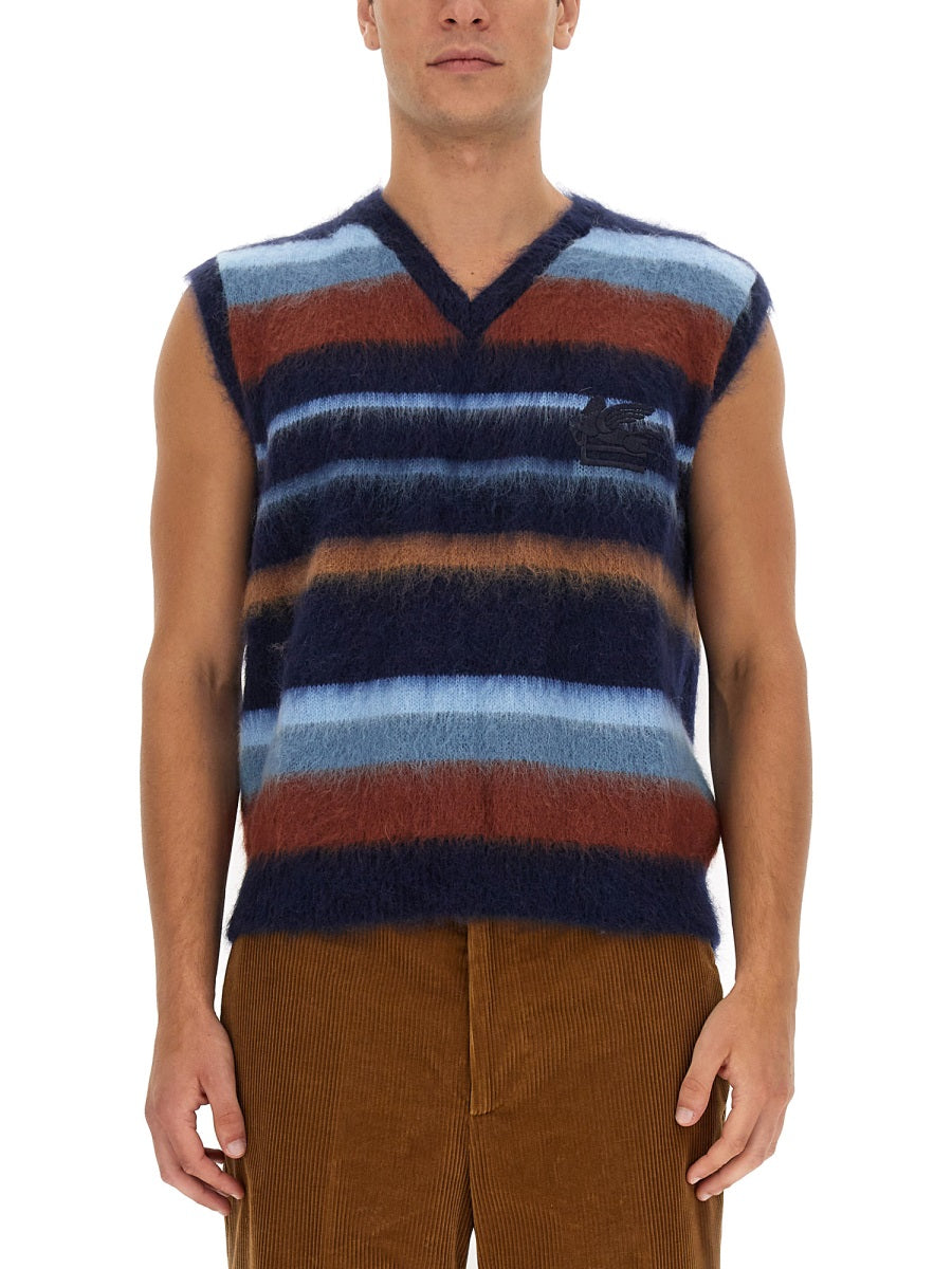 Etro Men Vest With Stripe Pattern ETRO