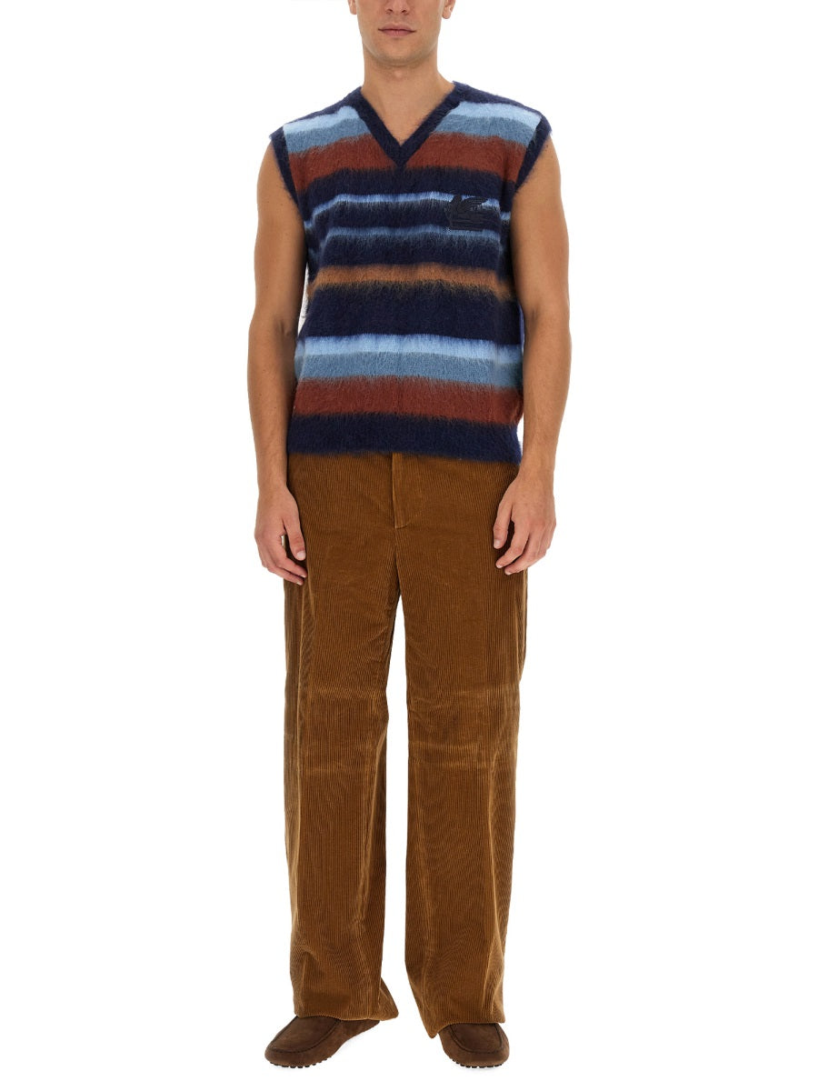 Etro Men Vest With Stripe Pattern ETRO