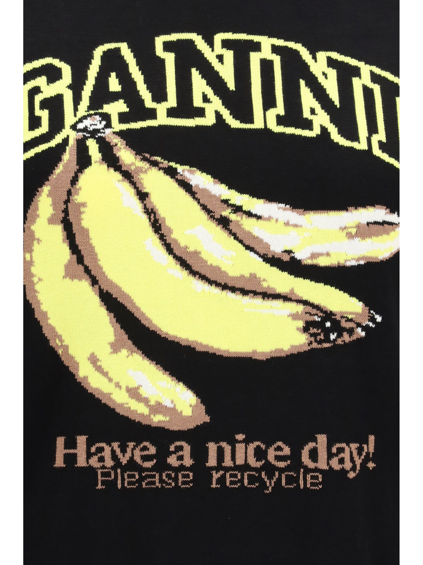 Ganni Women Banana-Print Sweater GANNI