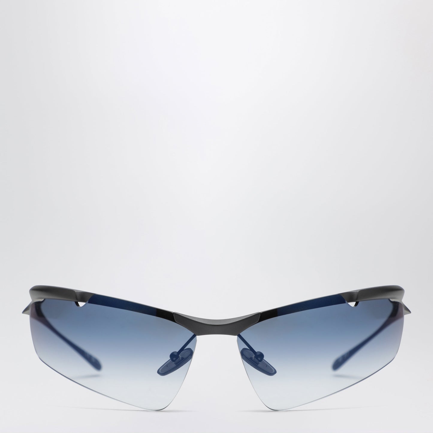 Balenciaga Cat-Eye Boomerang Mirror Blue Sunglasses Women BALENCIAGA