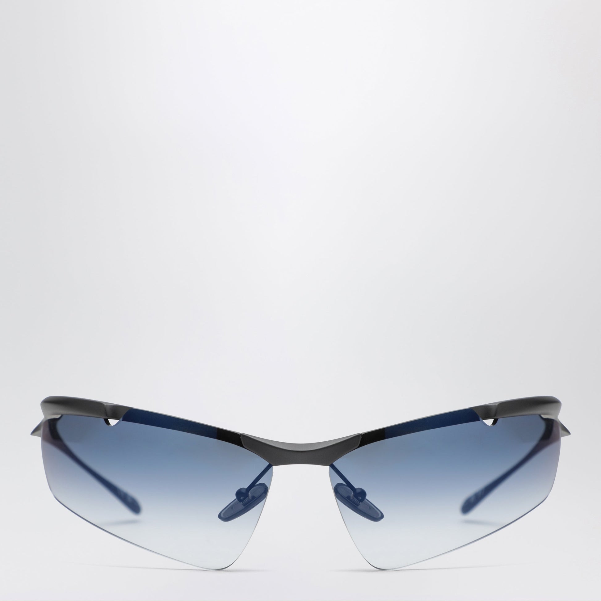 Balenciaga Cat-Eye Boomerang Mirror Blue Sunglasses Women BALENCIAGA