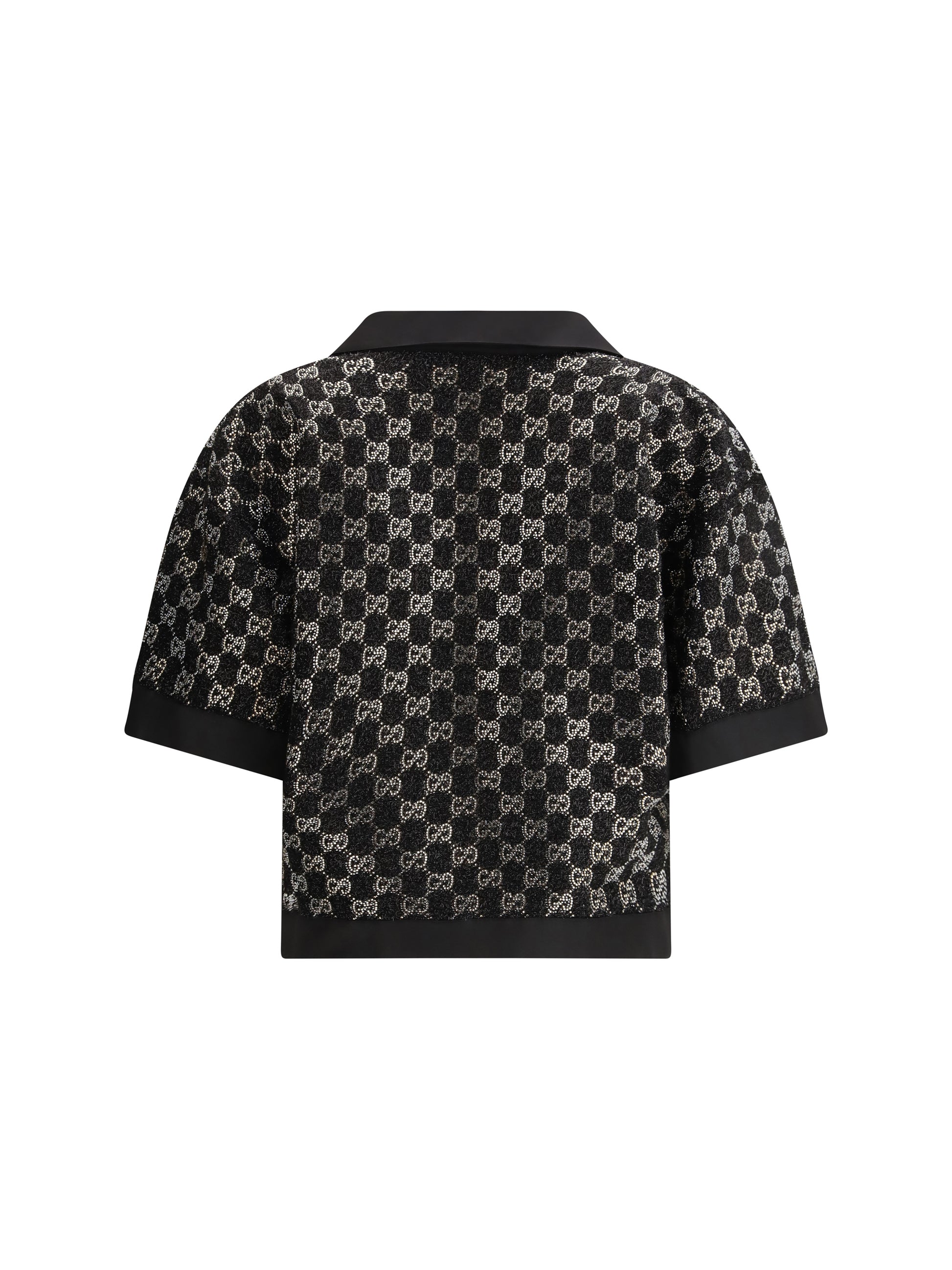 Gucci Women Wool Lamé Tweed Top GUCCI