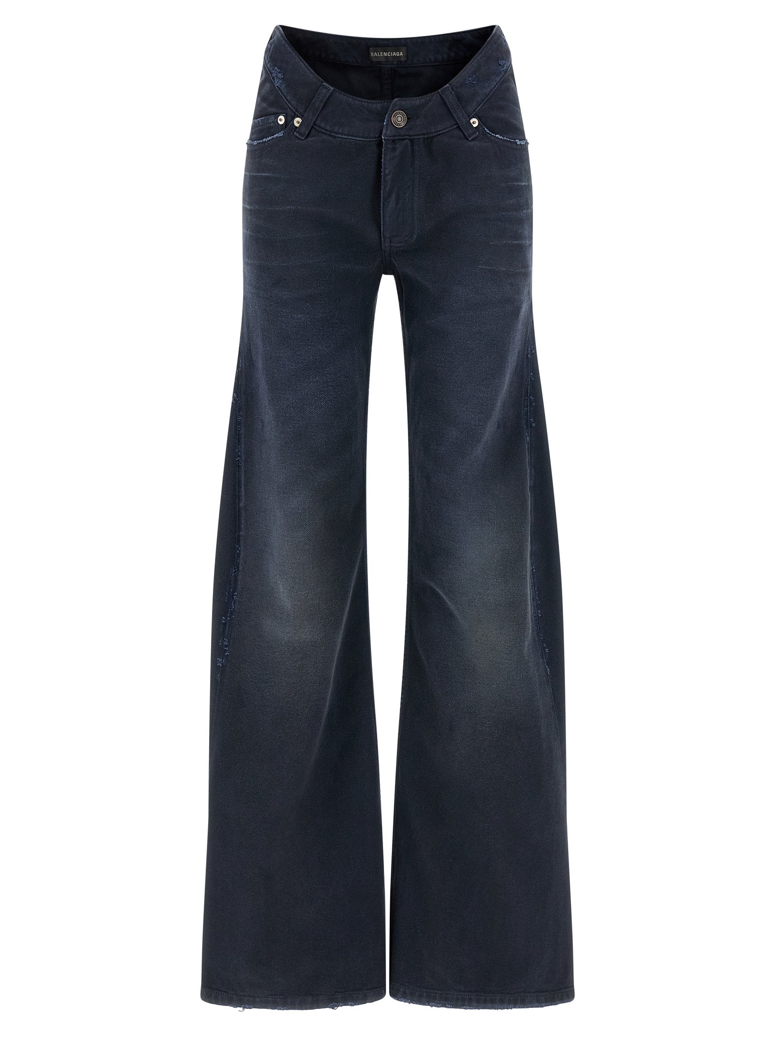 Balenciaga Women Curved Waist Jeans BALENCIAGA