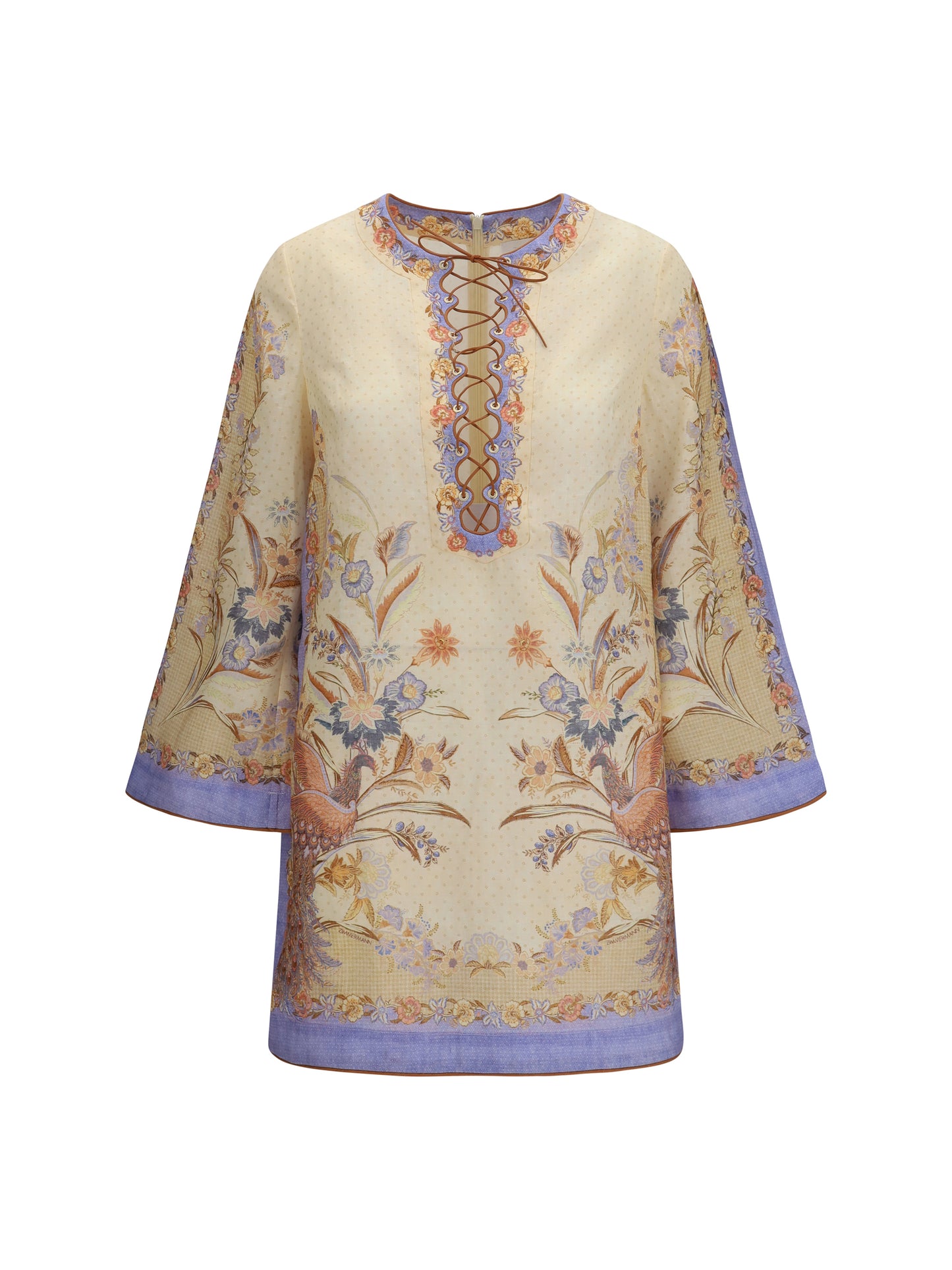 Zimmermann Women Indra Floral Tunic Dress ZIMMERMANN
