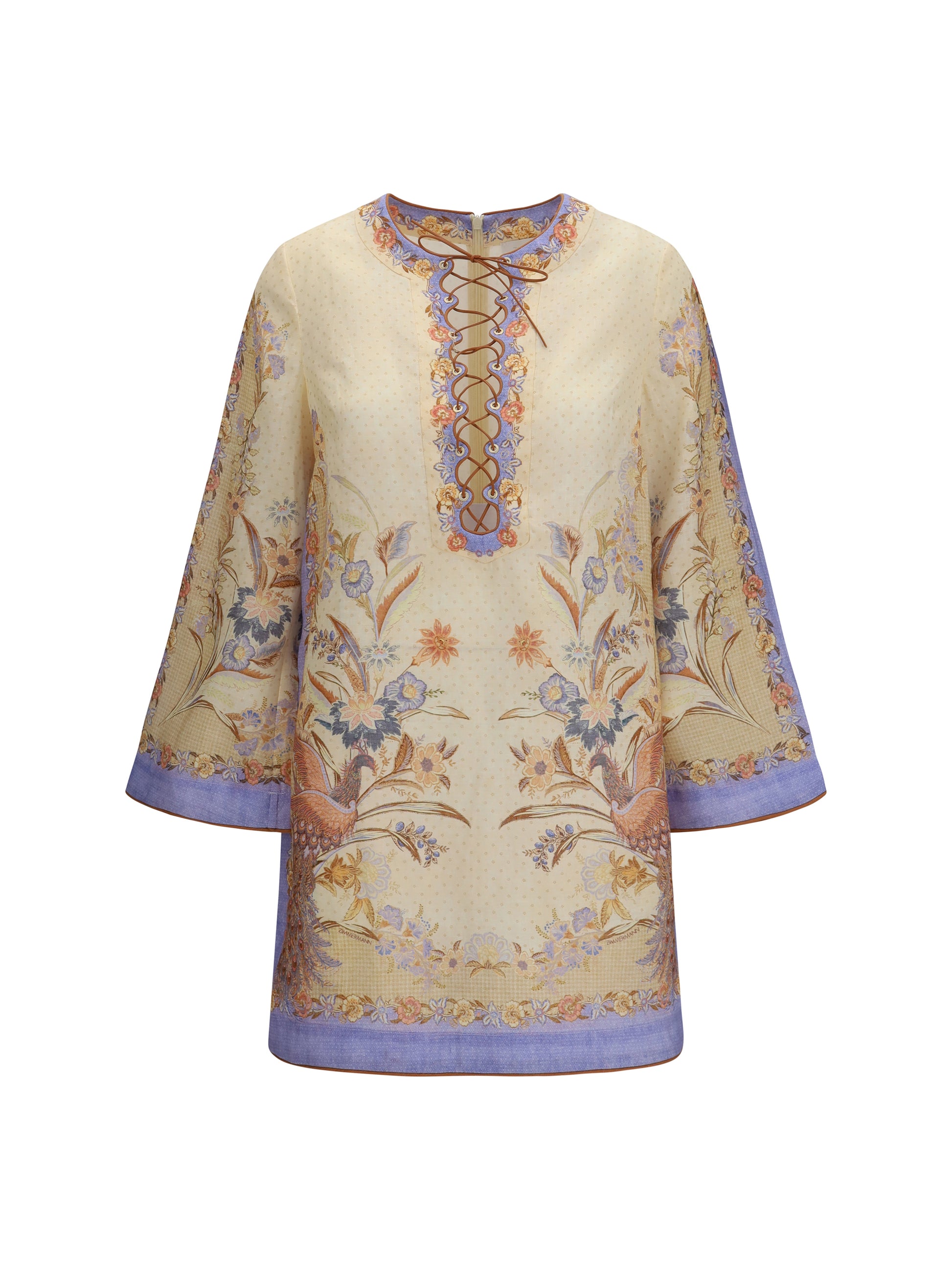Zimmermann Women Indra Floral Tunic Dress ZIMMERMANN