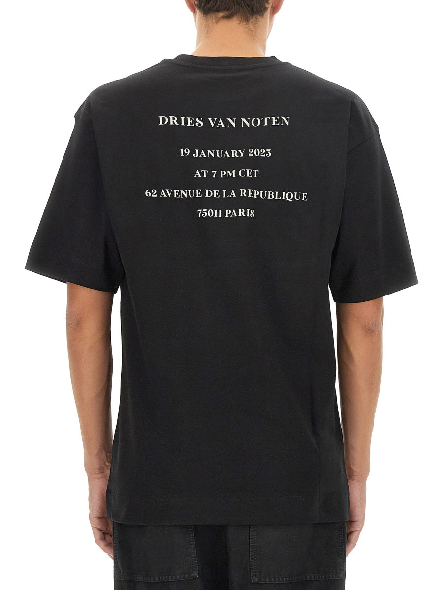 Dries Van Noten Men T-Shirt With Logo DRIES VAN NOTEN