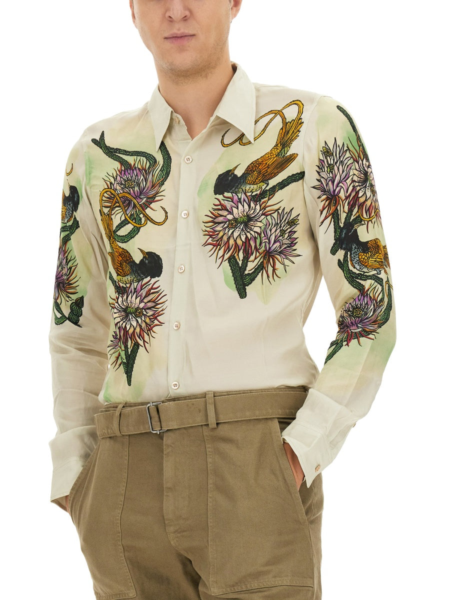 Dries Van Noten Men Printed Shirt DRIES VAN NOTEN